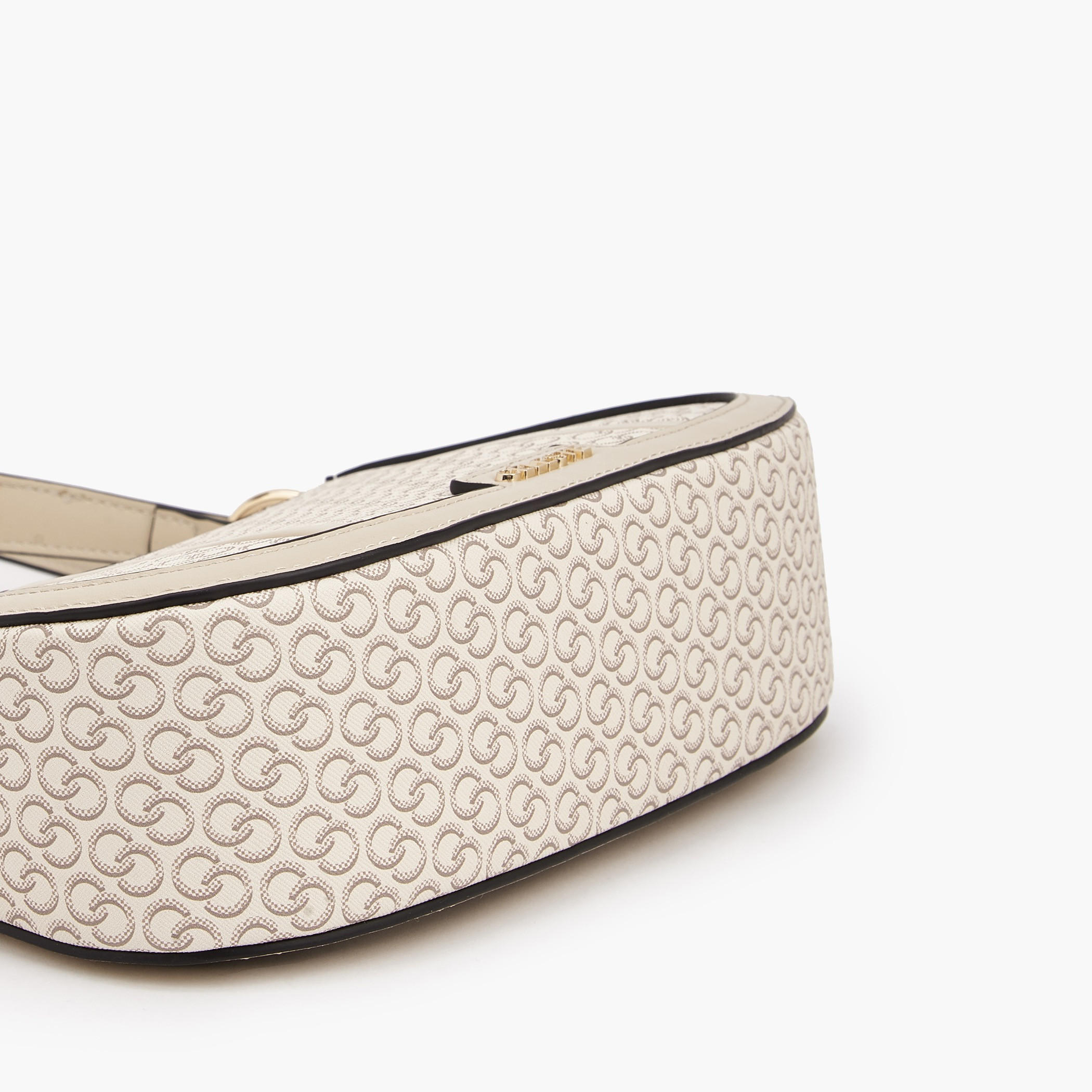 Celeste Monogram Print Shoulder Bag with Zip Closure-women-bagsandwallets-handbags-image-7