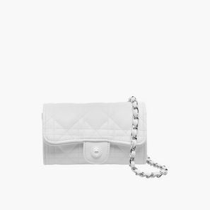Little Missy Quilted Crossbody Bag with Chain Strap-girls-accessories-image-1
