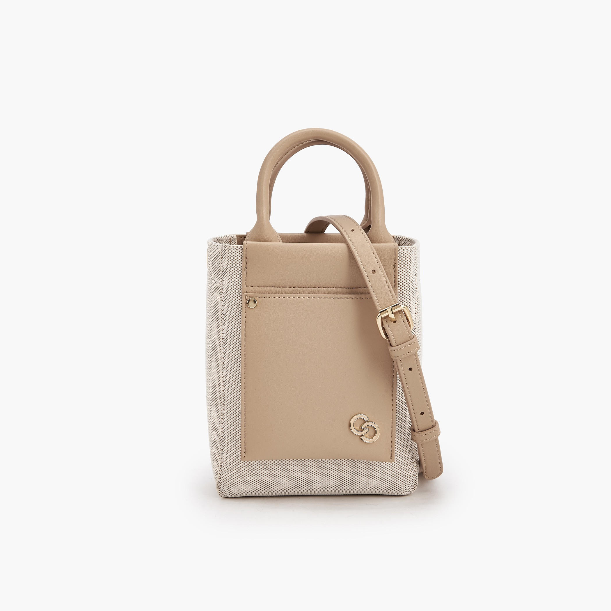 Celeste Textured Crossbody Bag with Double Handle-women-bagsandwallets-handbags-image-1
