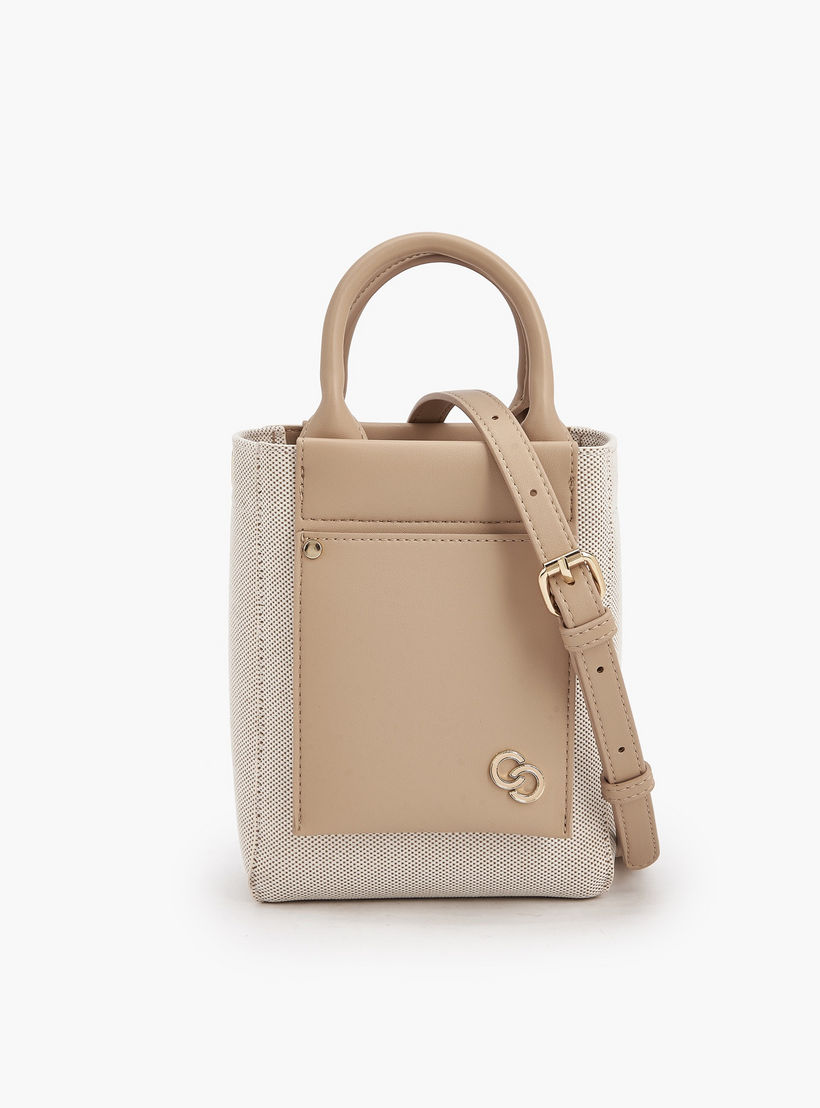 Celeste Textured Crossbody Bag with Double Handle-women-bagsandwallets-handbags-image-1