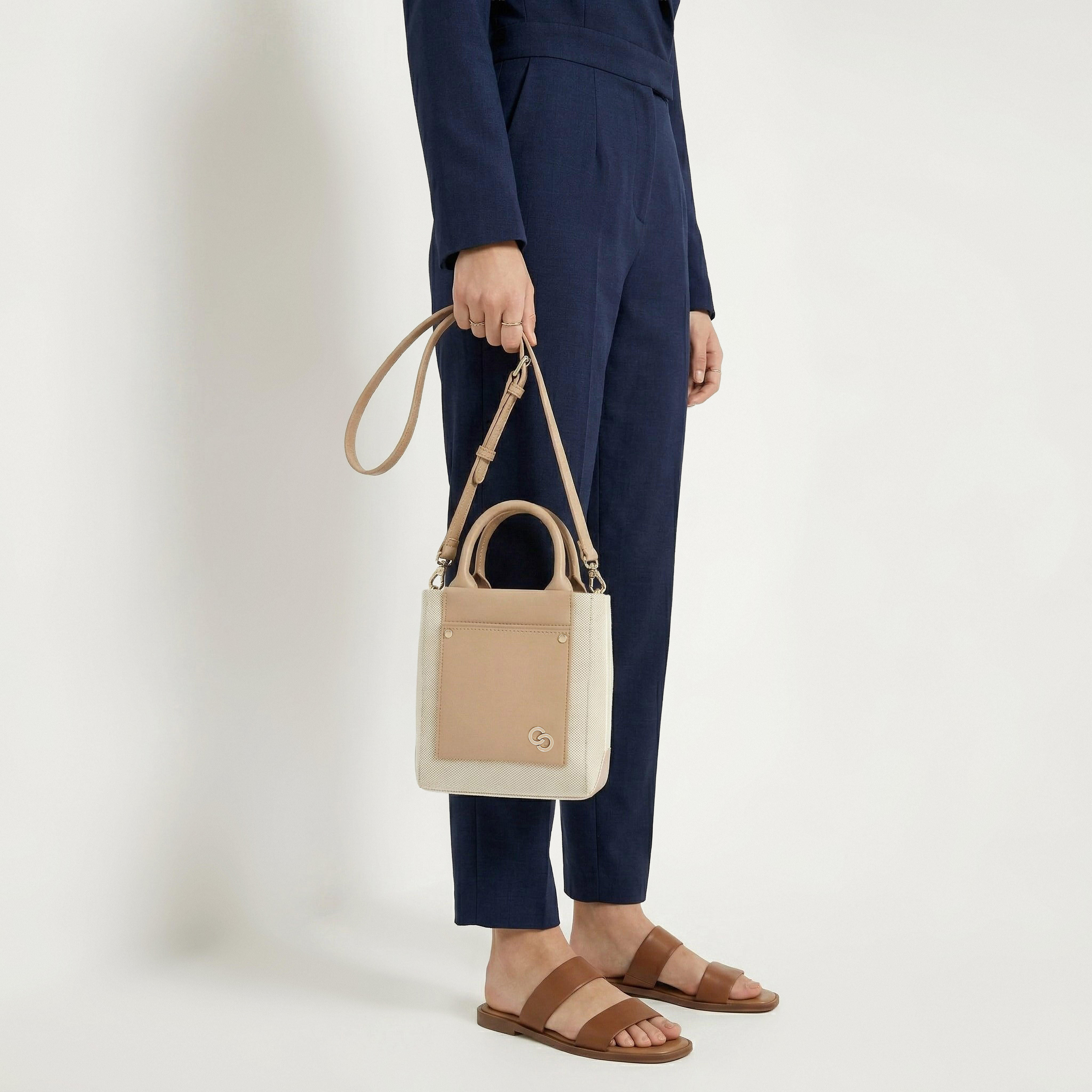 Celeste Textured Crossbody Bag with Double Handle-women-bagsandwallets-handbags-image-2