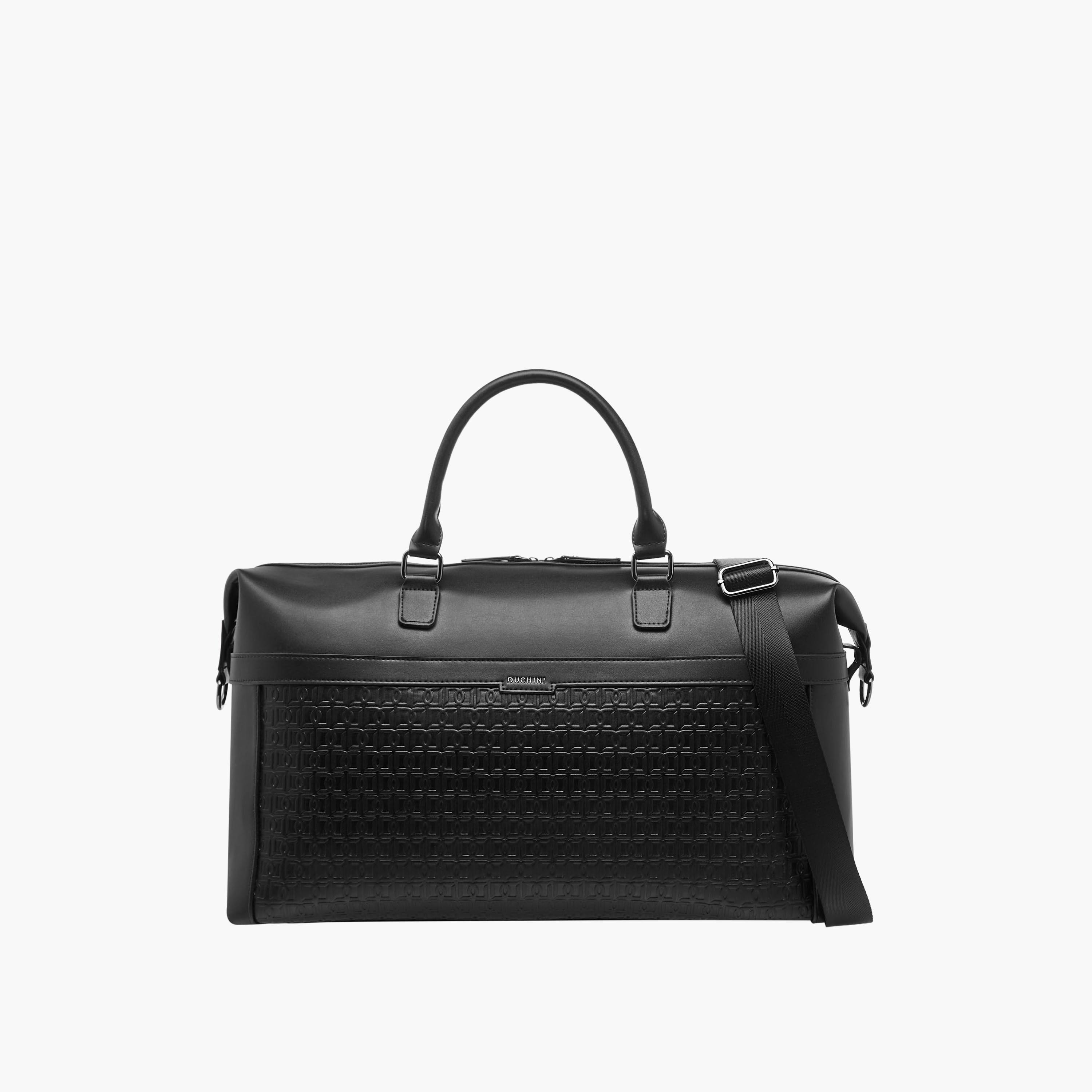 شنطة دافل منقوشة بحزام قابل للفصل وسحاب إغلاق من دوتشيني-travel-luggagesandbags-dufflebags-image-1