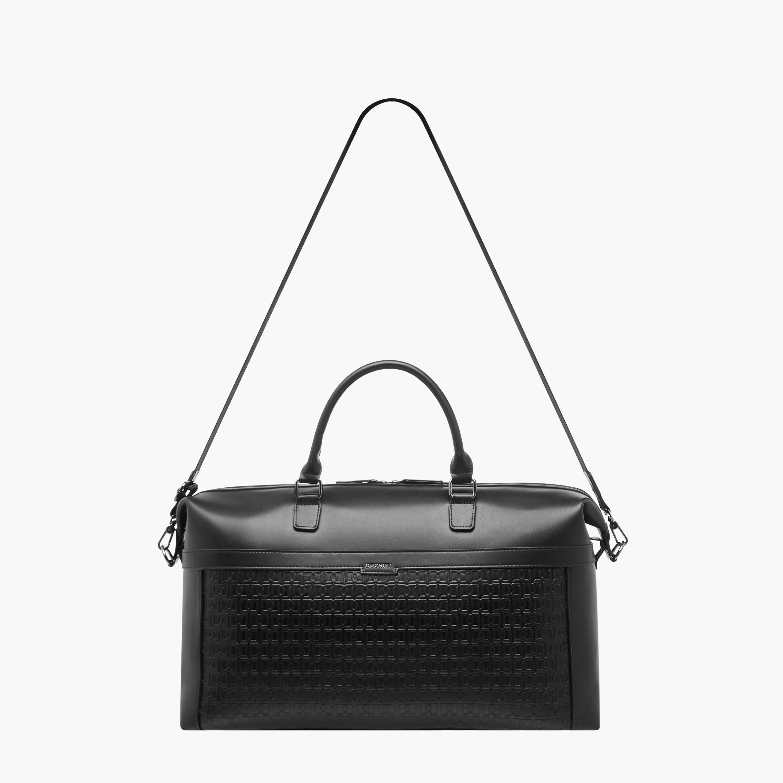 شنطة دافل منقوشة بحزام قابل للفصل وسحاب إغلاق من دوتشيني-travel-luggagesandbags-dufflebags-image-3