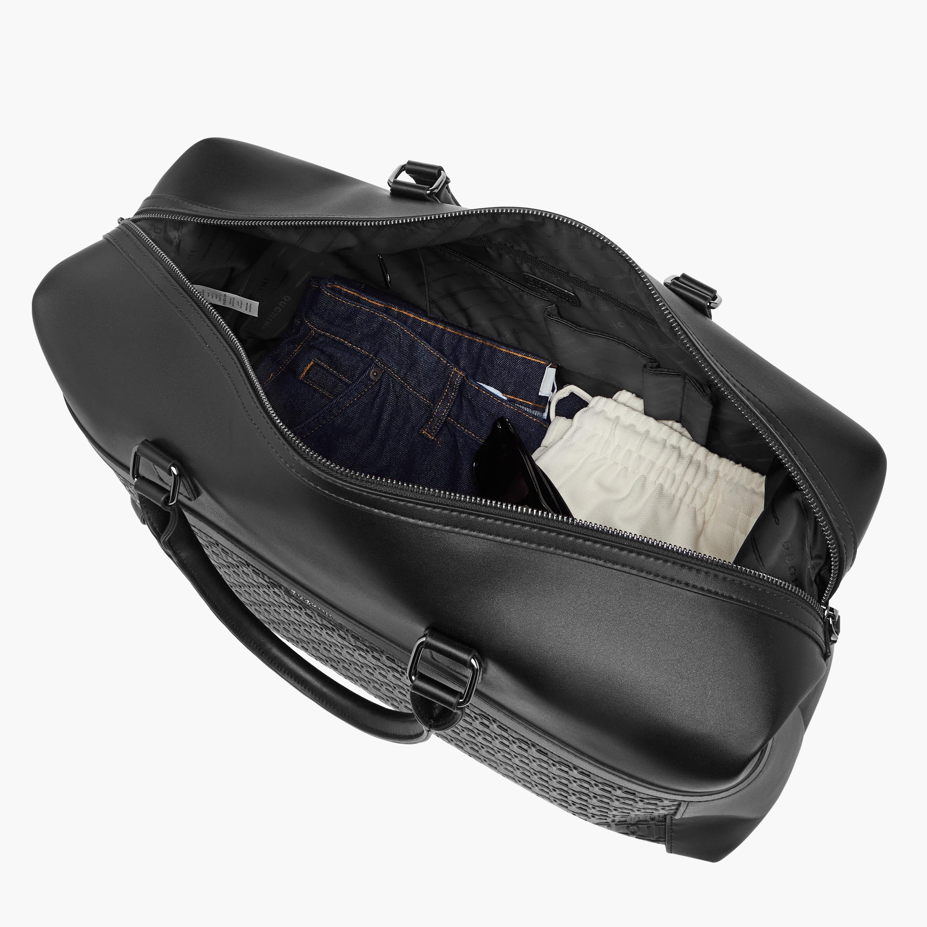 شنطة دافل منقوشة بحزام قابل للفصل وسحاب إغلاق من دوتشيني-travel-luggagesandbags-dufflebags-image-8