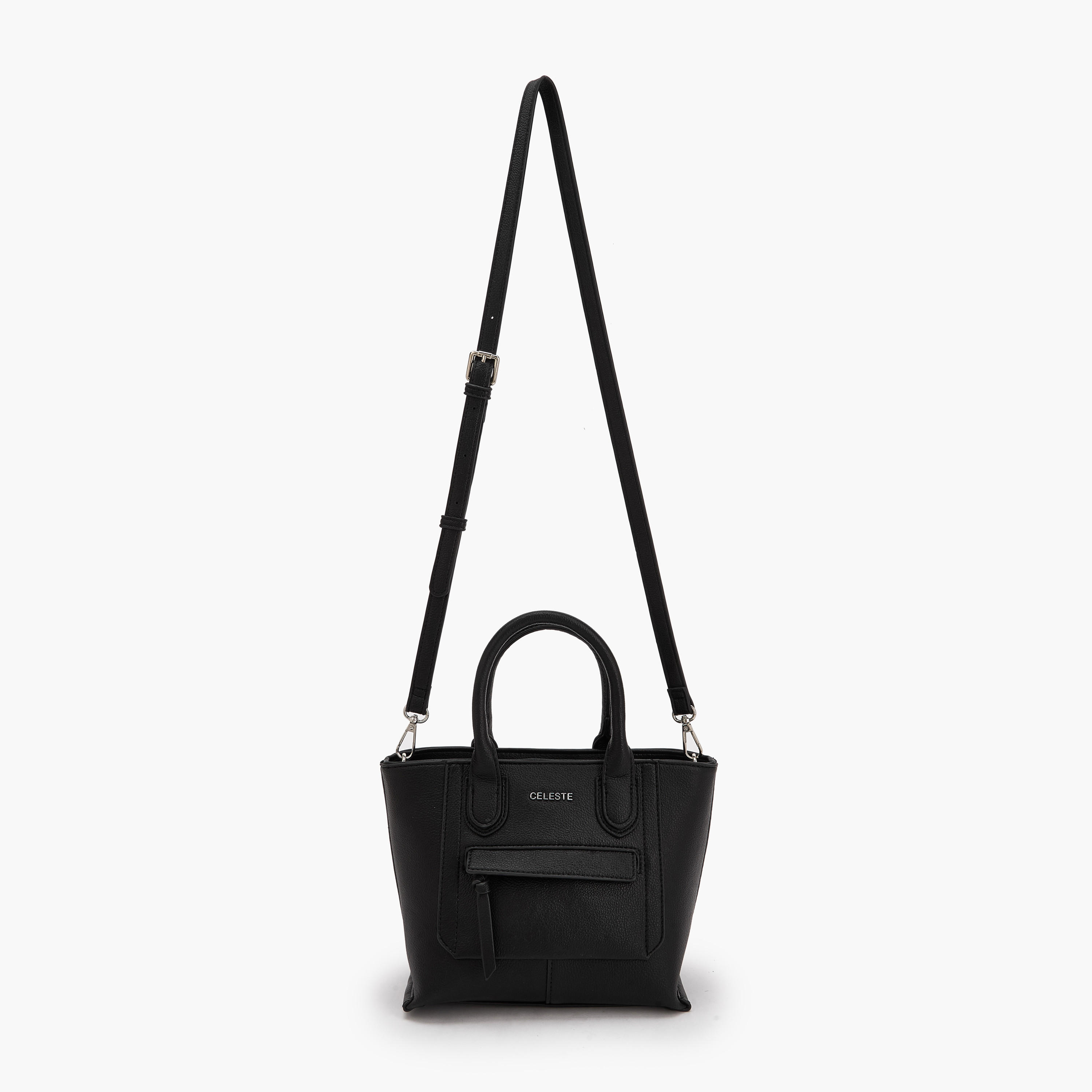 Celeste Textured Tote Bag with Double Handle-women-bagsandwallets-handbags-image-3