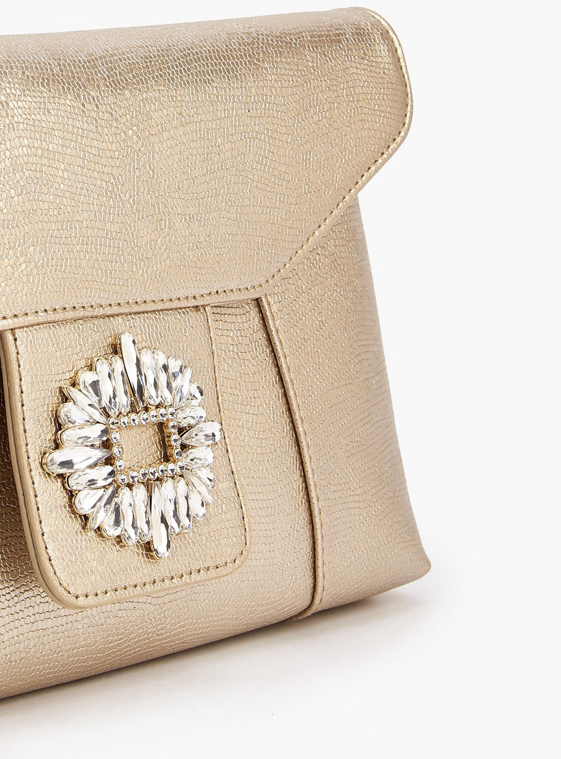 Paprika Embellished Clutch with Haul Loop-women-bagsandwallets-handbags-image-4