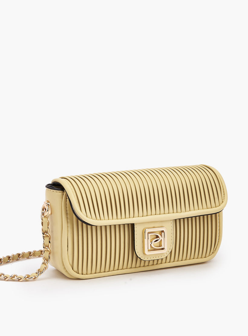 Paprika Pleated Crossbody Bag with Chain Strap-women-bagsandwallets-handbags-image-3