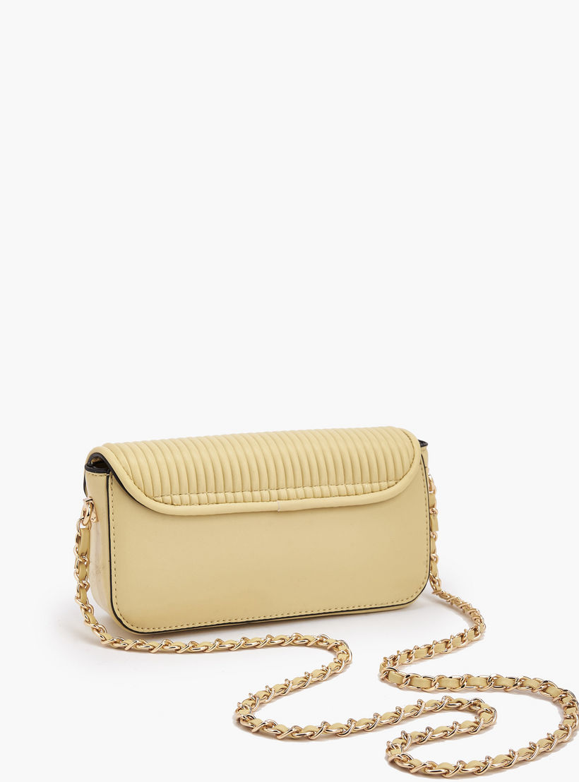 Paprika Pleated Crossbody Bag with Chain Strap-women-bagsandwallets-handbags-image-5