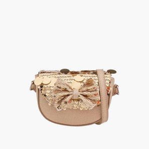 Disney Minnie Mouse Bow Embellished Crossbody Bag with Flap Closure-girls-accessories-image-1
