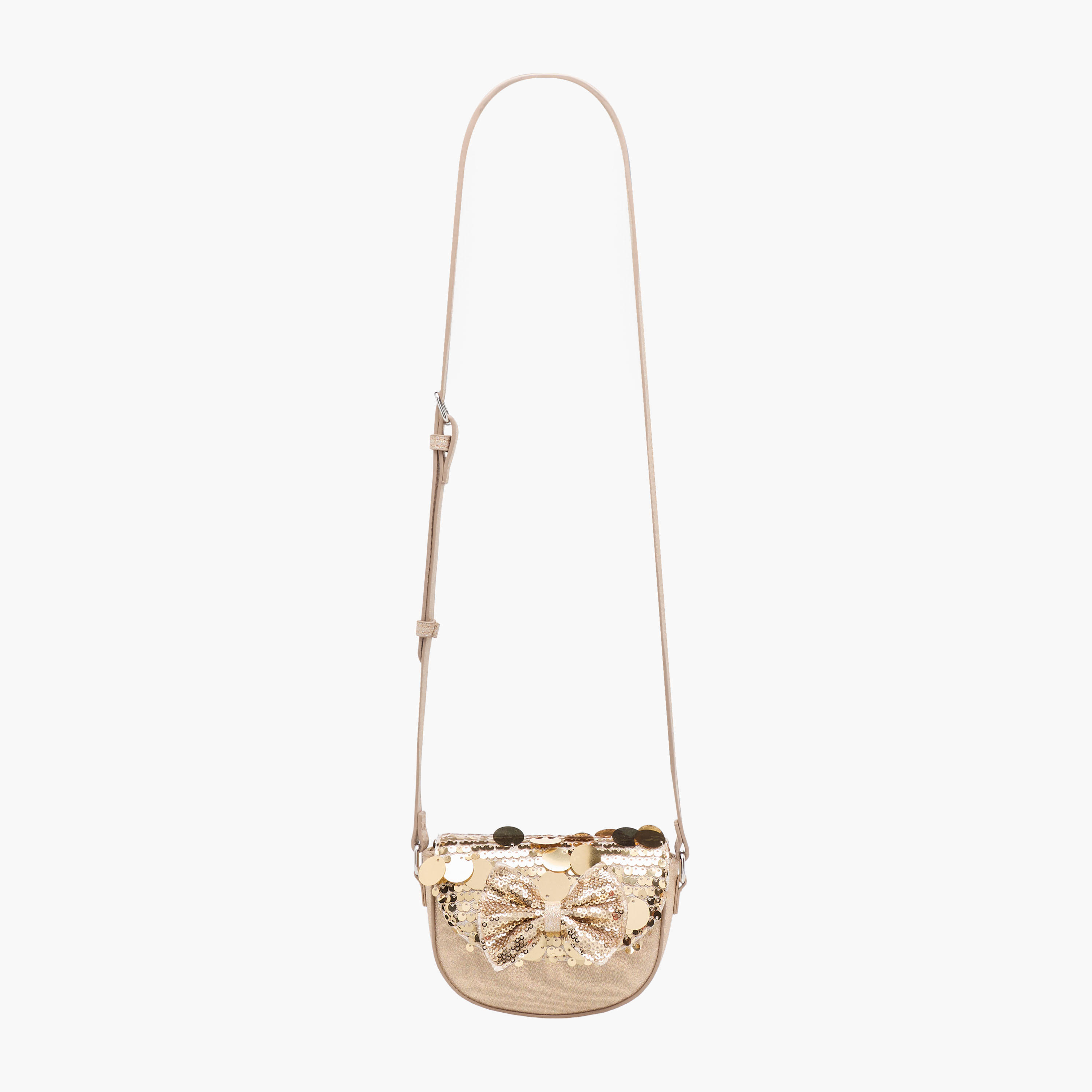 شنطة كروس بودي مزينة بفيونكة ميني ماوس وطية إغلاق من ديزني-girls-accessories-bags-image-3