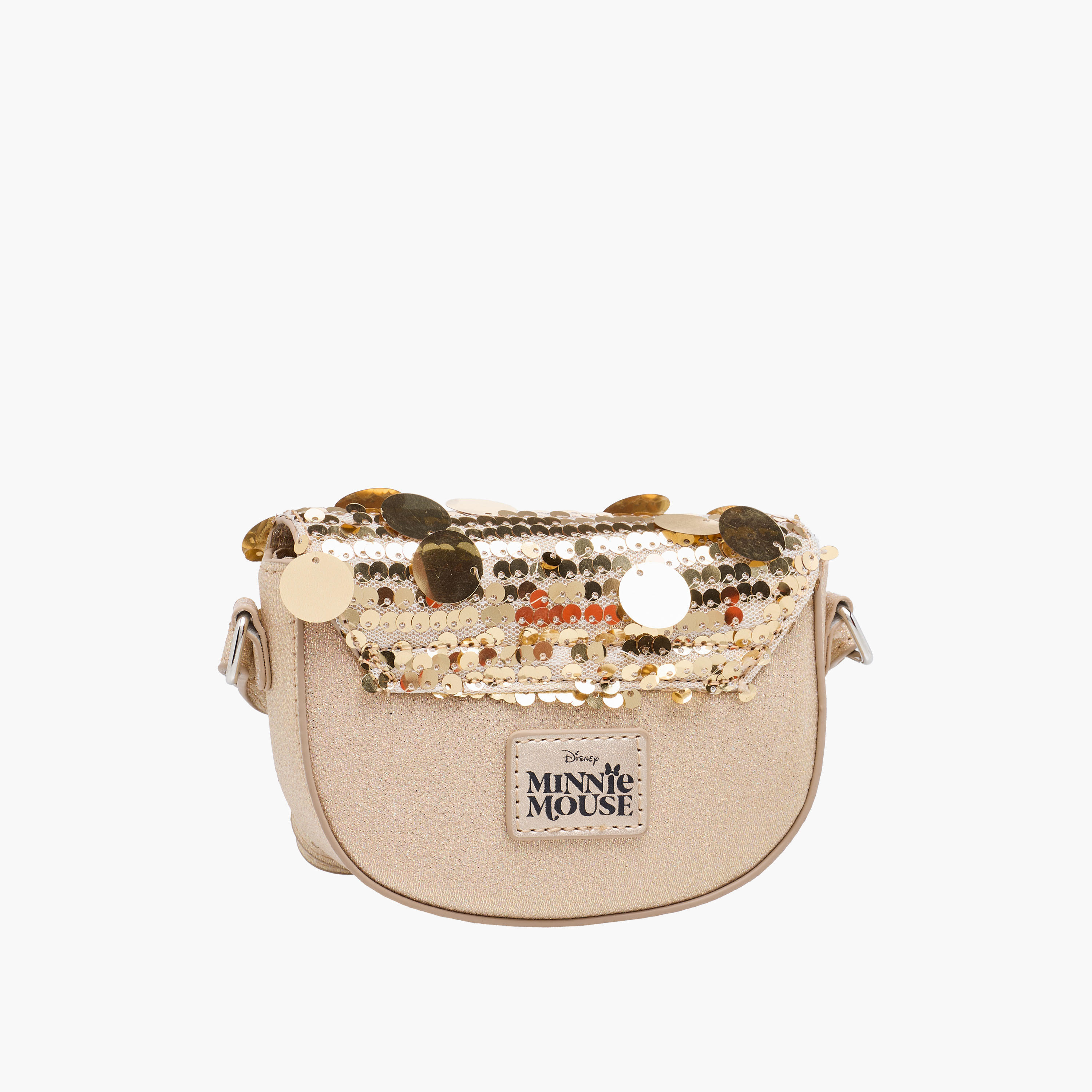 شنطة كروس بودي مزينة بفيونكة ميني ماوس وطية إغلاق من ديزني-girls-accessories-bags-image-4
