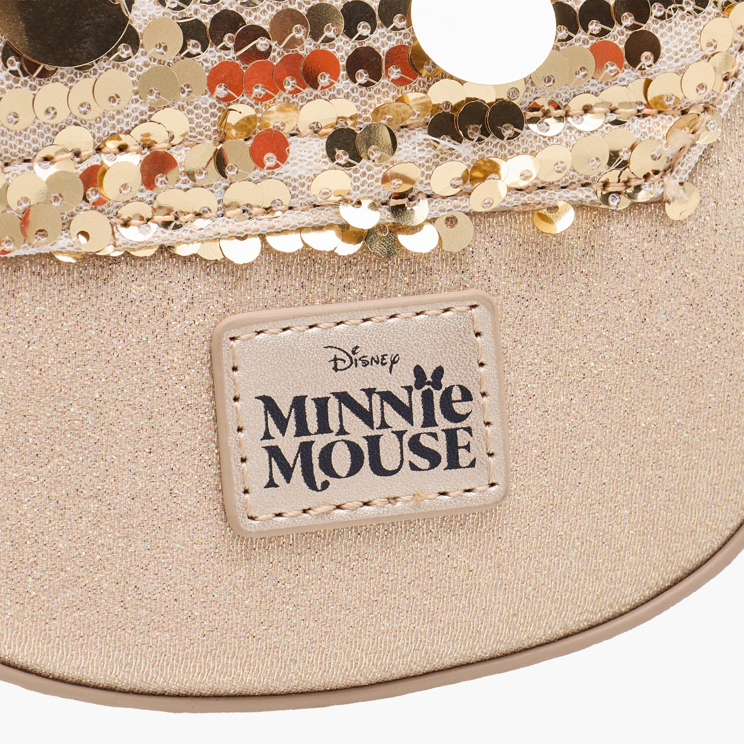 شنطة كروس بودي مزينة بفيونكة ميني ماوس وطية إغلاق من ديزني-girls-accessories-bags-image-6