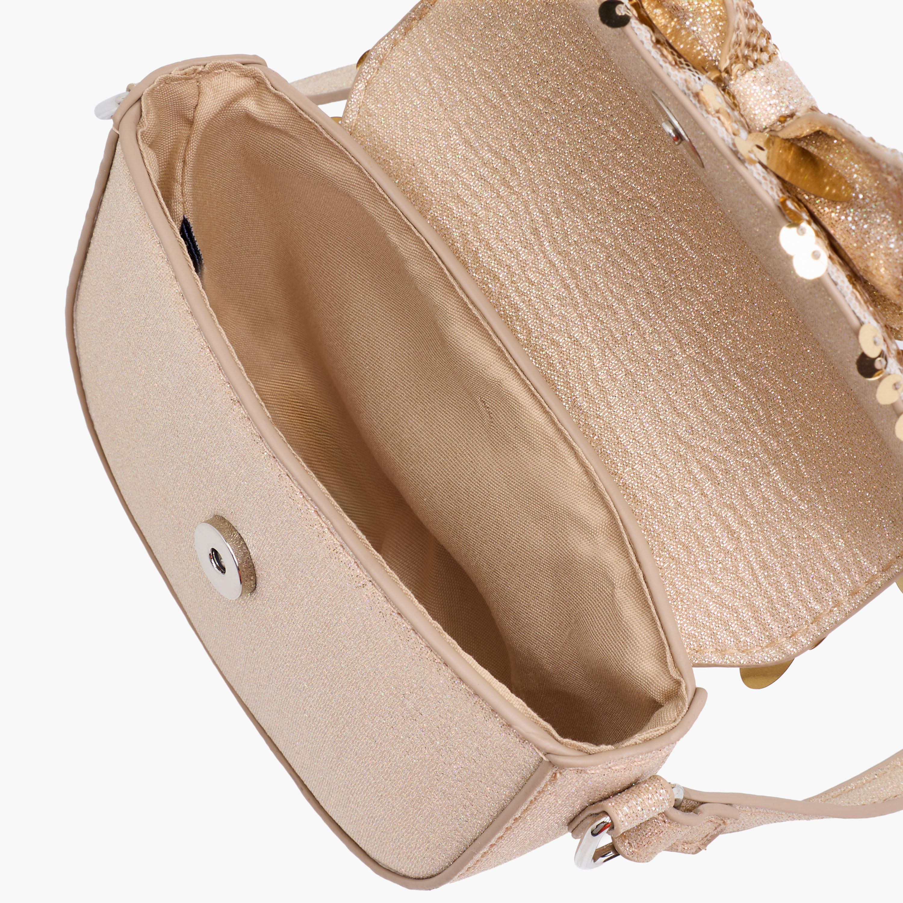 شنطة كروس بودي مزينة بفيونكة ميني ماوس وطية إغلاق من ديزني-girls-accessories-bags-image-8