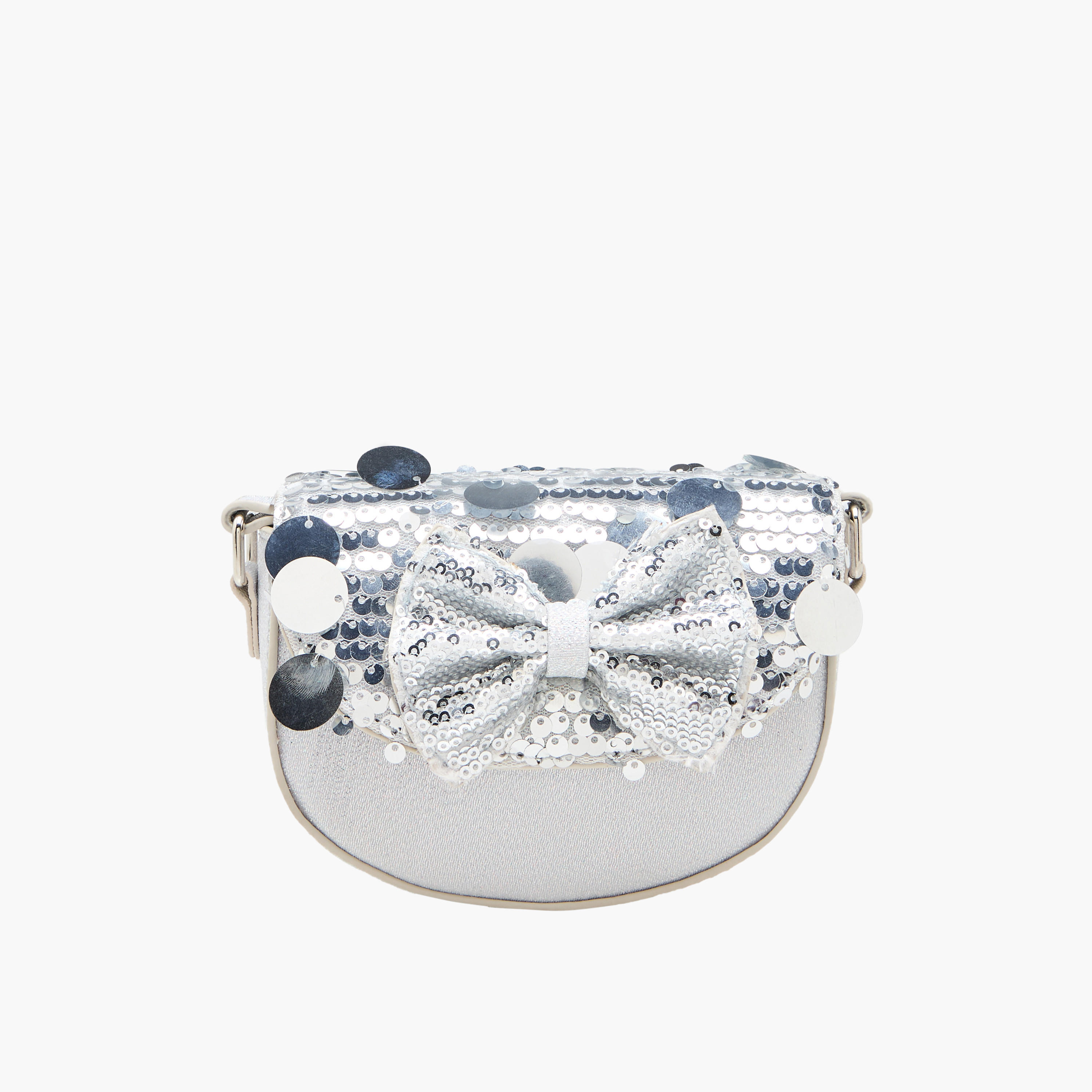 شنطة كروس بودي مزينة بفيونكة ميني ماوس وطية إغلاق من ديزني-girls-accessories-bags-image-1