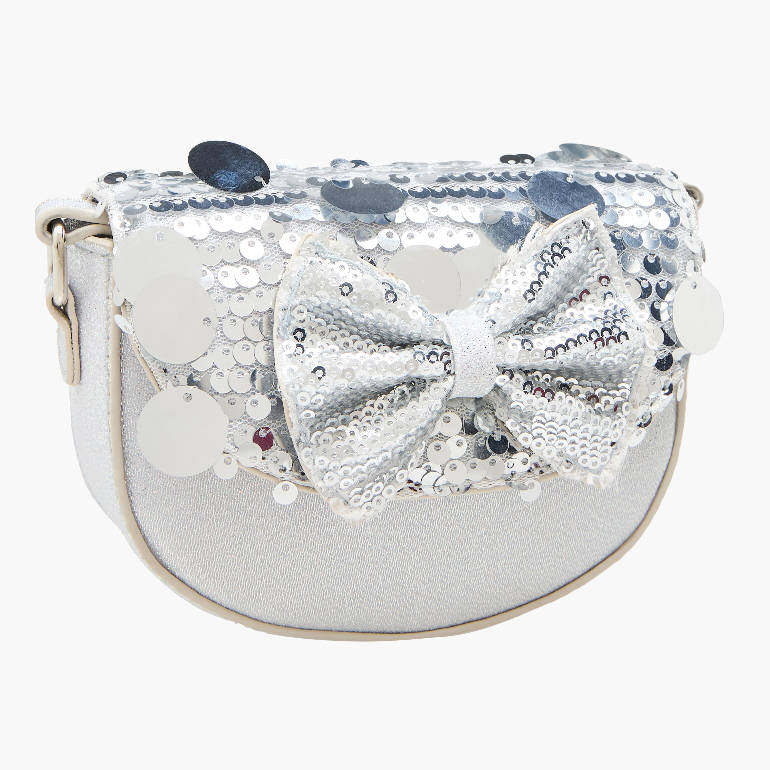 شنطة كروس بودي مزينة بفيونكة ميني ماوس وطية إغلاق من ديزني-girls-accessories-bags-image-5