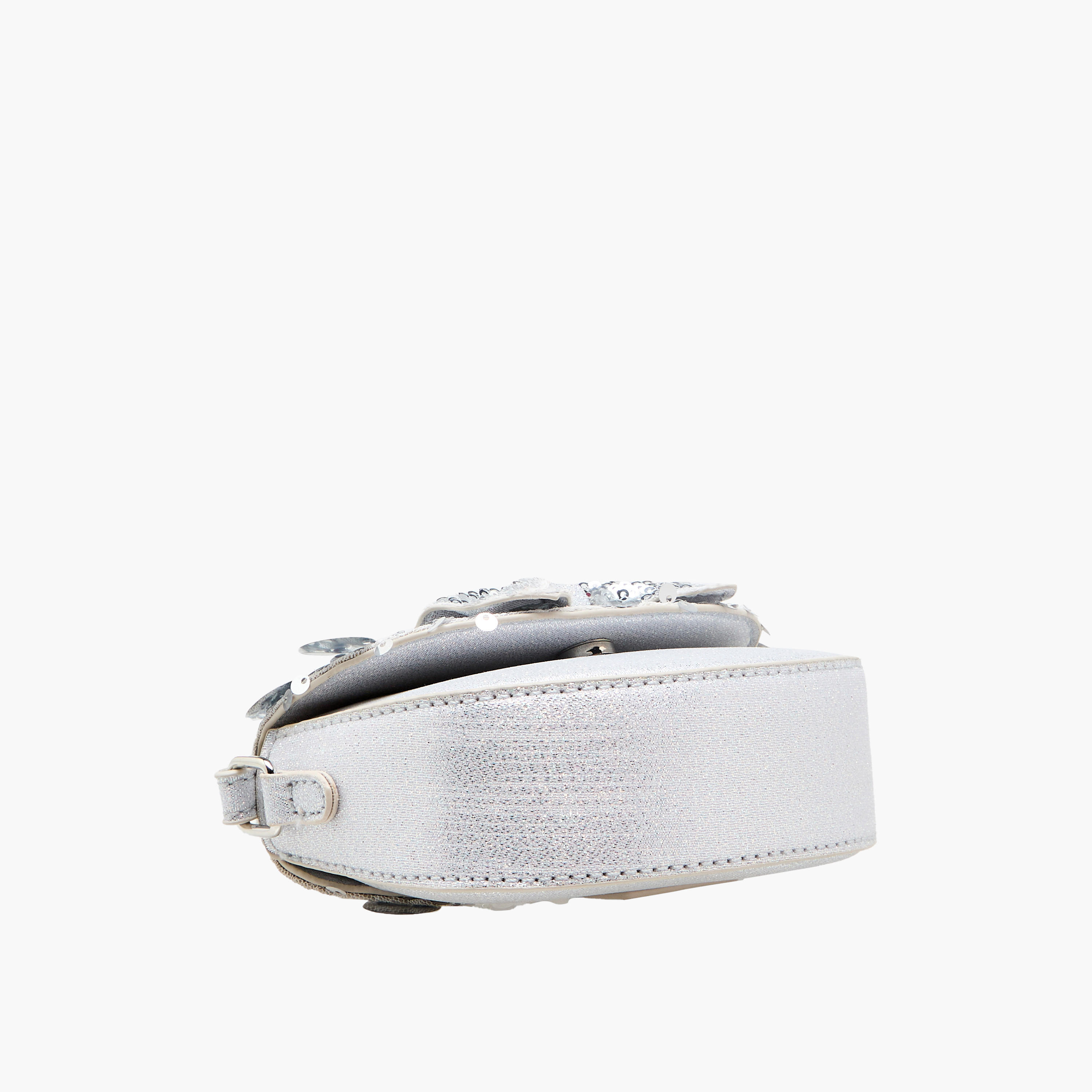 شنطة كروس بودي مزينة بفيونكة ميني ماوس وطية إغلاق من ديزني-girls-accessories-bags-image-6