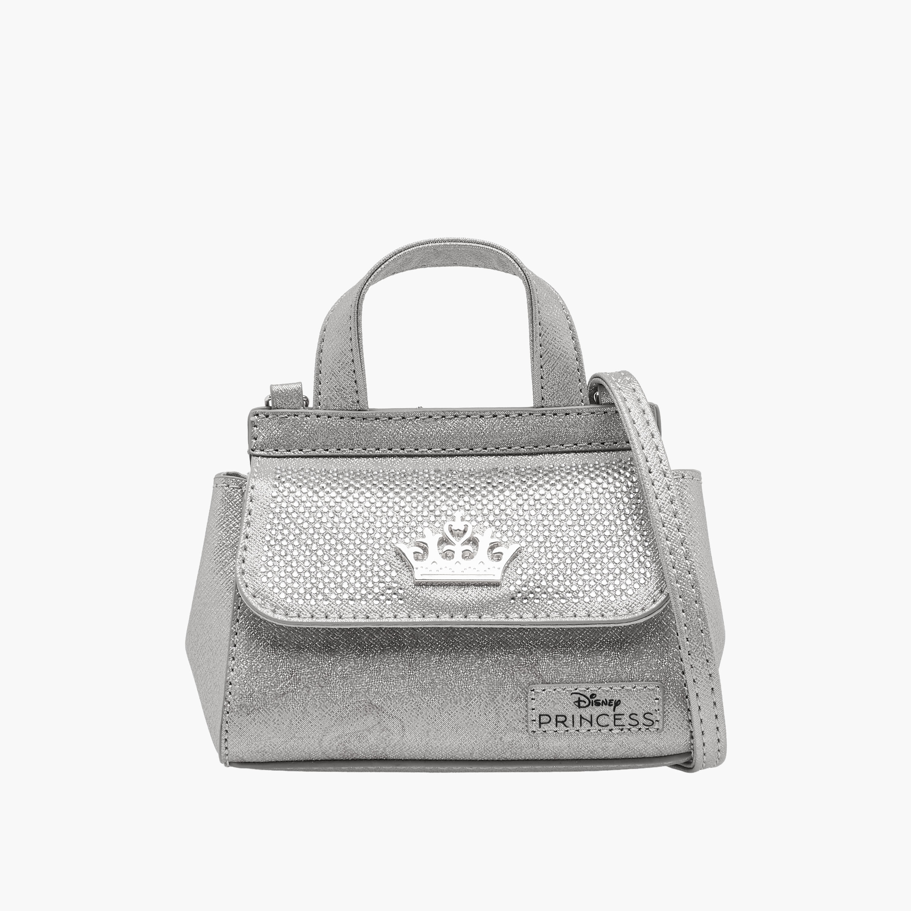 شنطة كروس بودي مزينة بطية إغلاق من ديزني-girls-accessories-bags-image-1