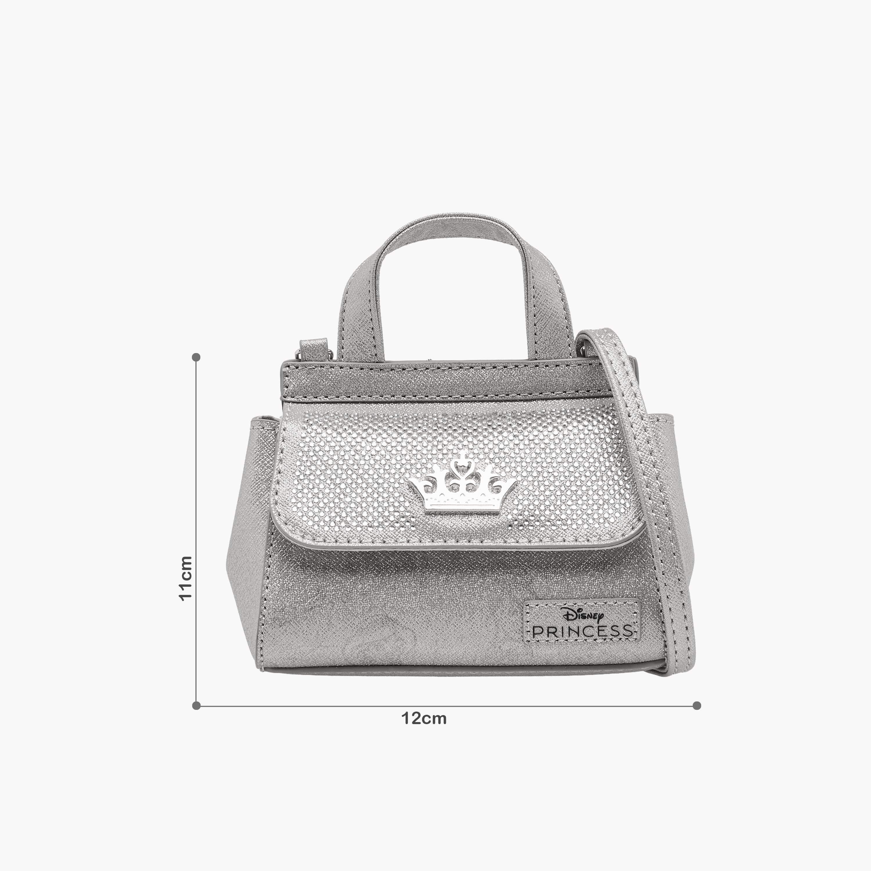 شنطة كروس بودي مزينة بطية إغلاق من ديزني-girls-accessories-bags-image-2