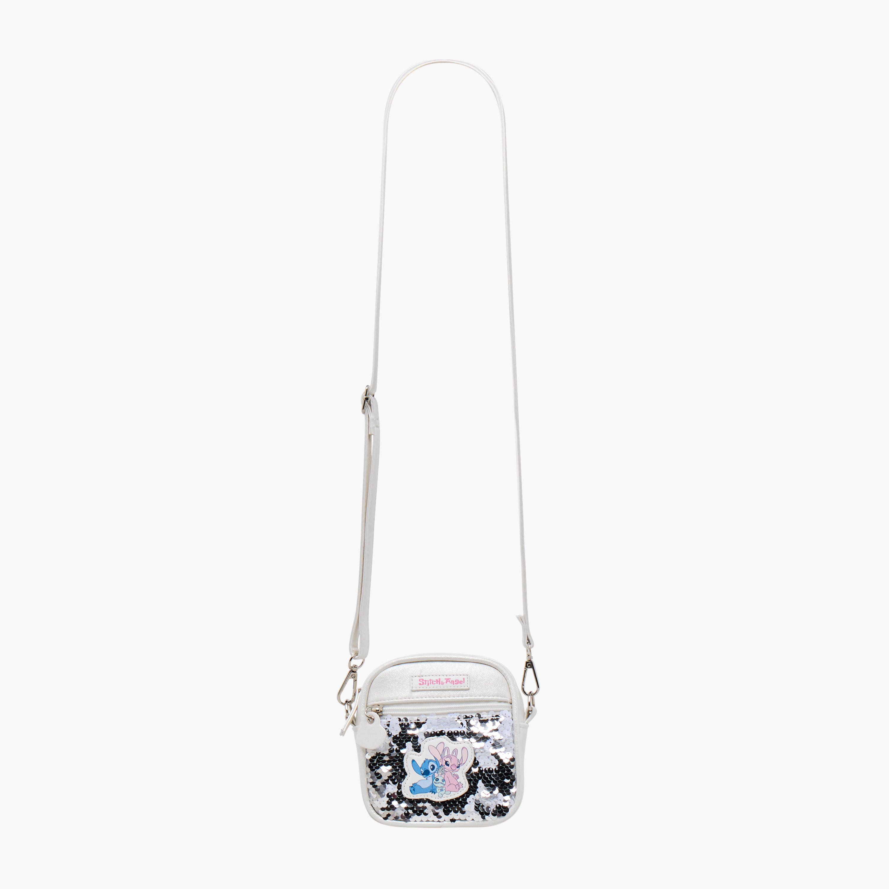 شنطة كروس بودي بزخارف ستيتش وأنجل من ديزني-girls-accessories-bags-image-2