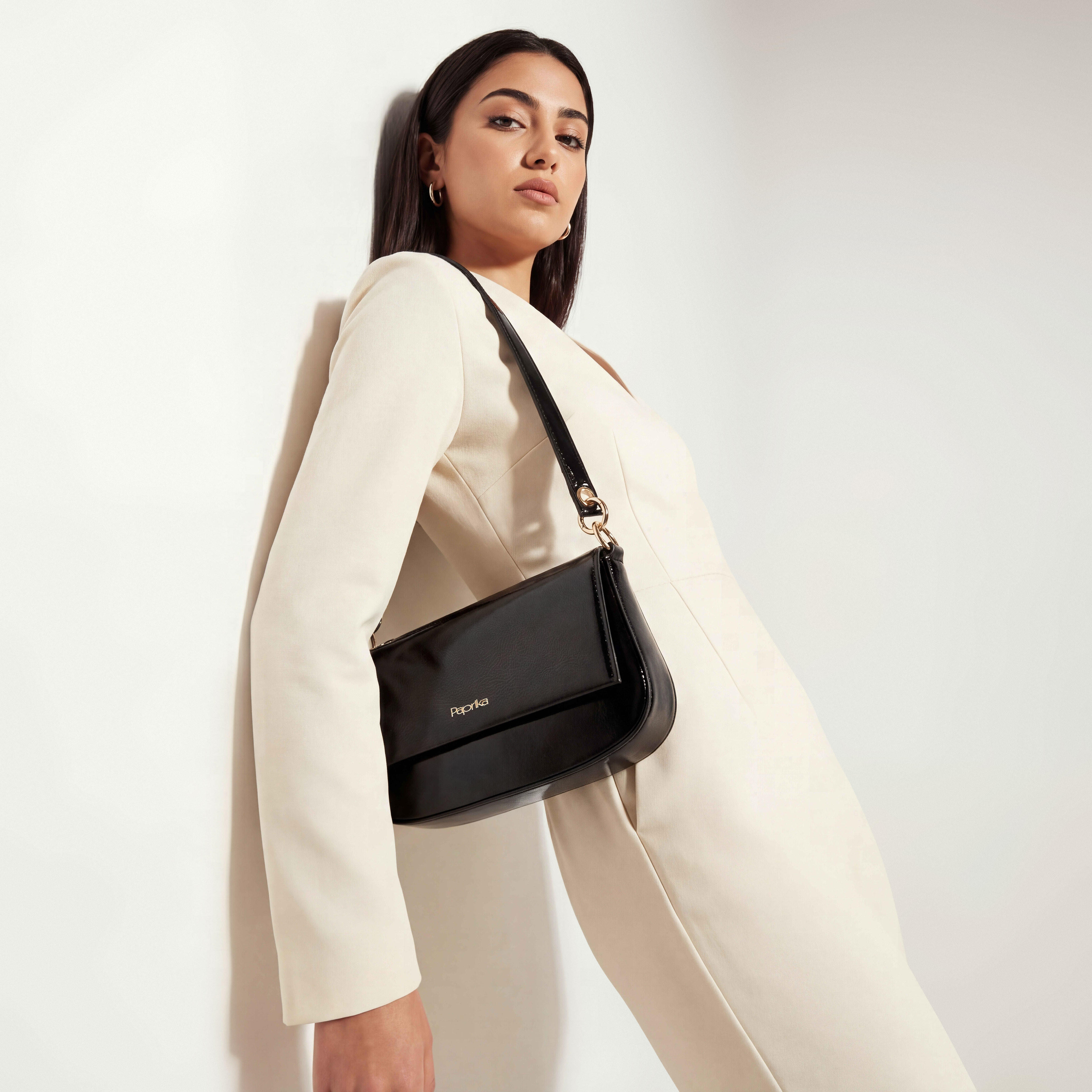 شنطة كتف سادة بمقبض علوي من بابريكا-women-bagsandwallets-handbags-image-2