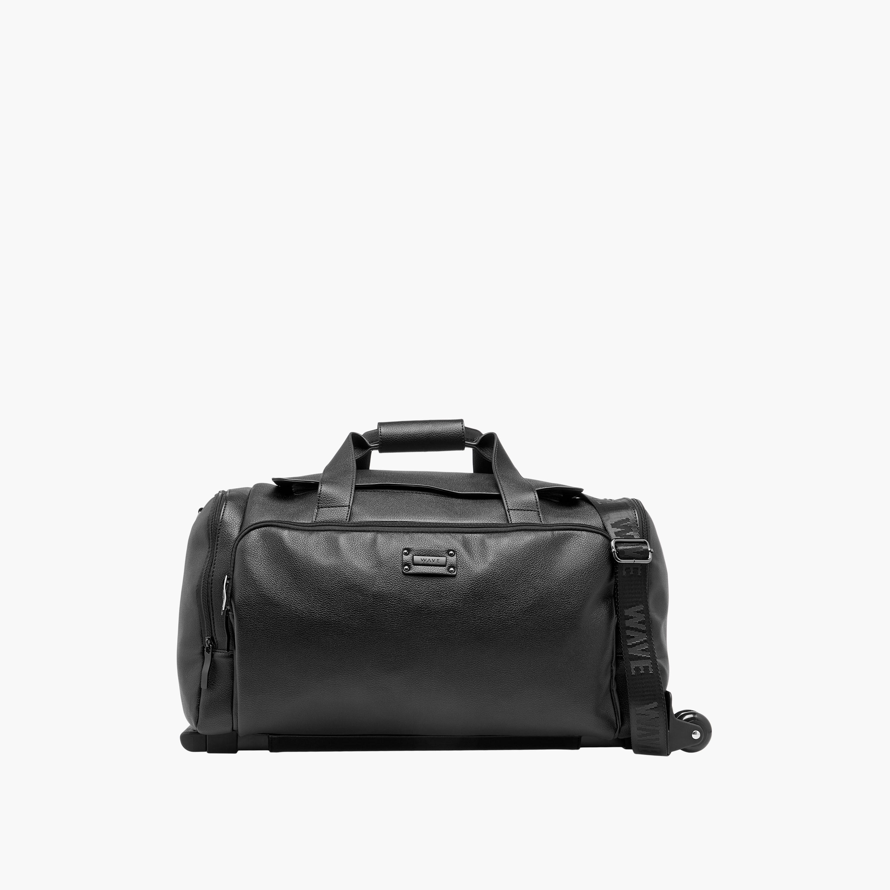 WAVE Textured Softcase Trolley Bag with Retractable Handle-travel-luggagesandbags-luggage-image-1
