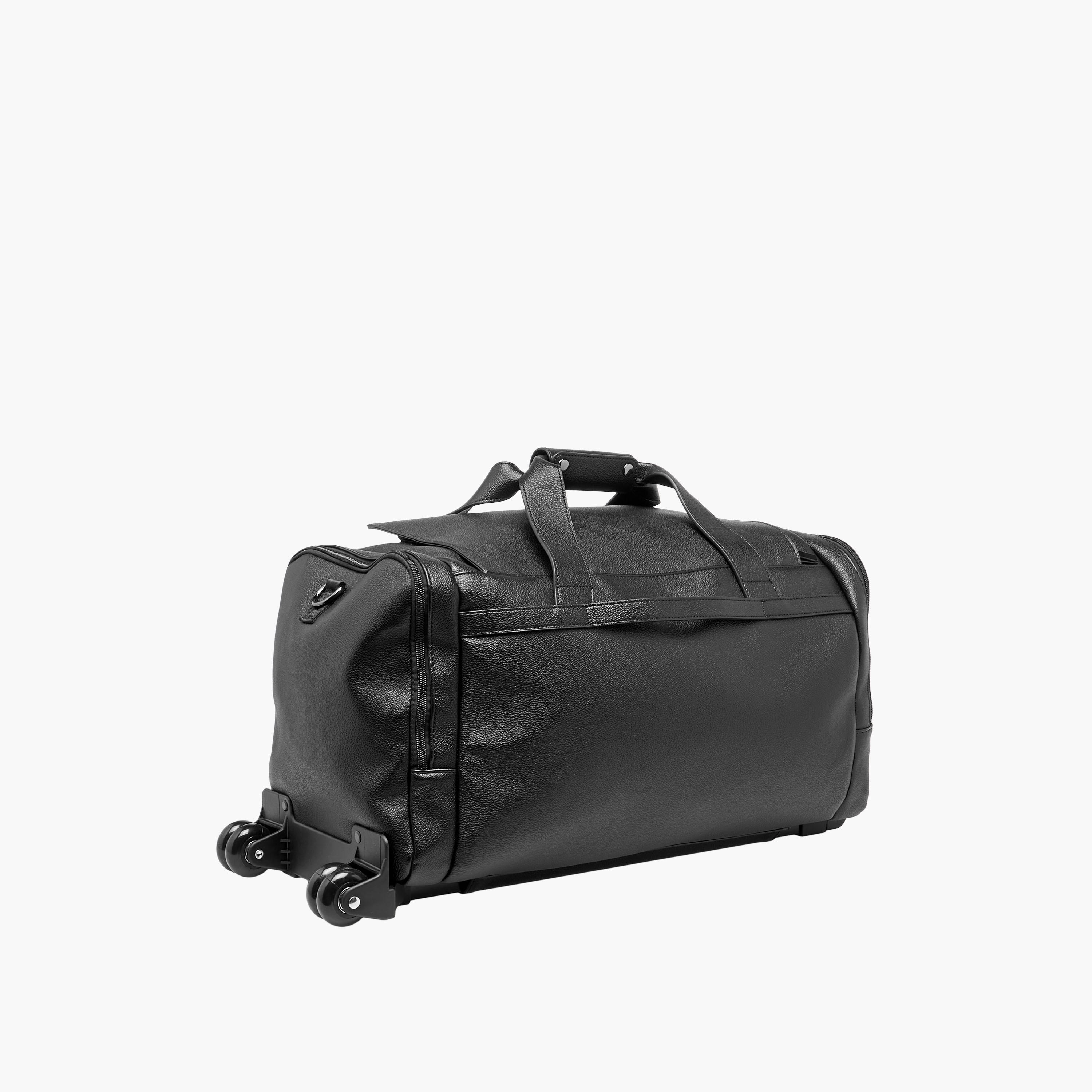 WAVE Textured Softcase Trolley Bag with Retractable Handle-travel-luggagesandbags-luggage-image-4
