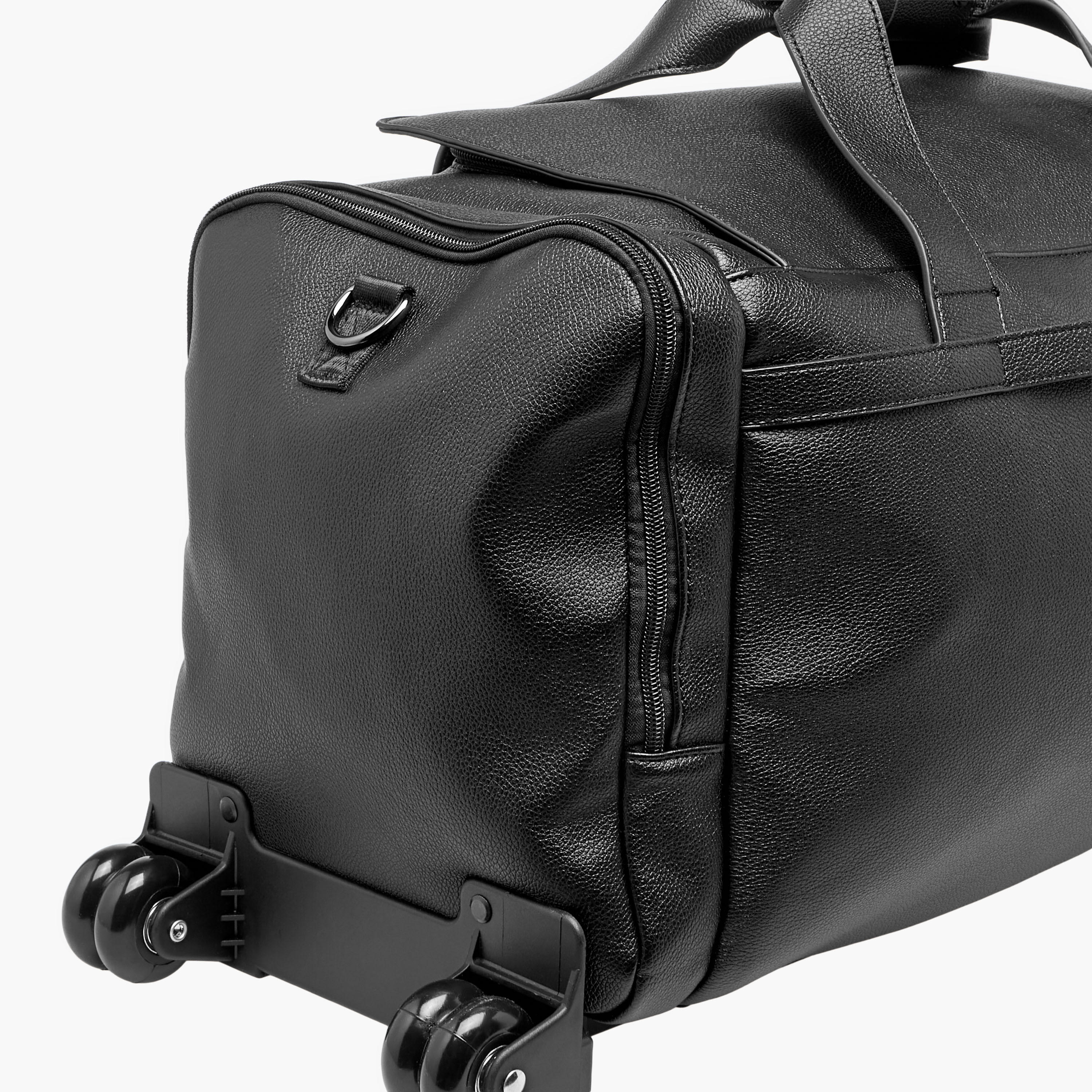 WAVE Textured Softcase Trolley Bag with Retractable Handle-travel-luggagesandbags-luggage-image-6