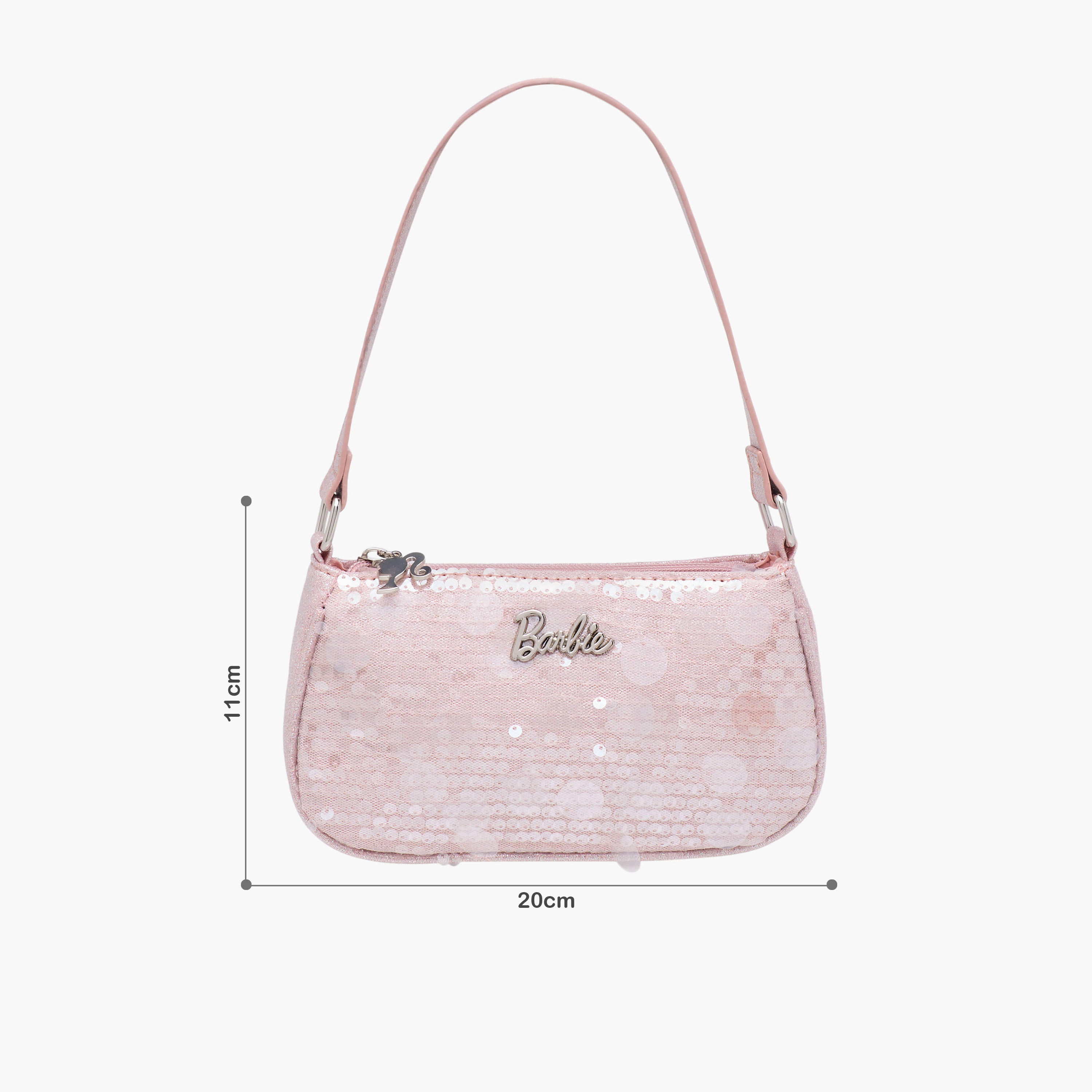 شنطة كتف مزينة بمبقض حزام من باربي-girls-accessories-bags-image-2