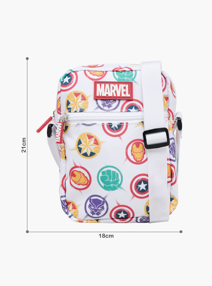 Marvel Crossbody Bag with Avengers Print-boys-accessories-bagsandbackpacks-image-3
