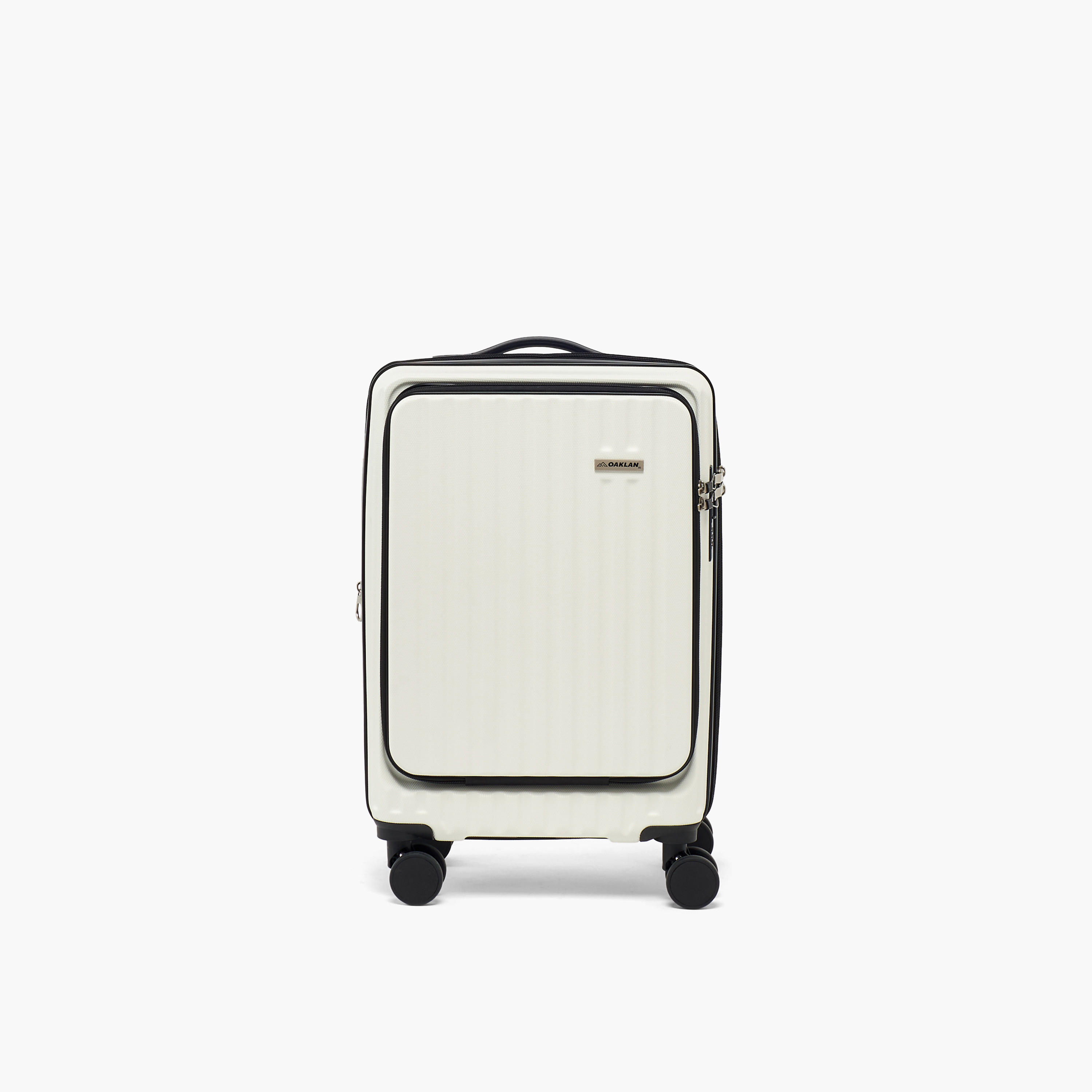 Oaklan by Shoexpress Textured Hardcase Luggage Trolley with Retractable Handle - Cabin-travel-luggagesandbags-luggage-image-2