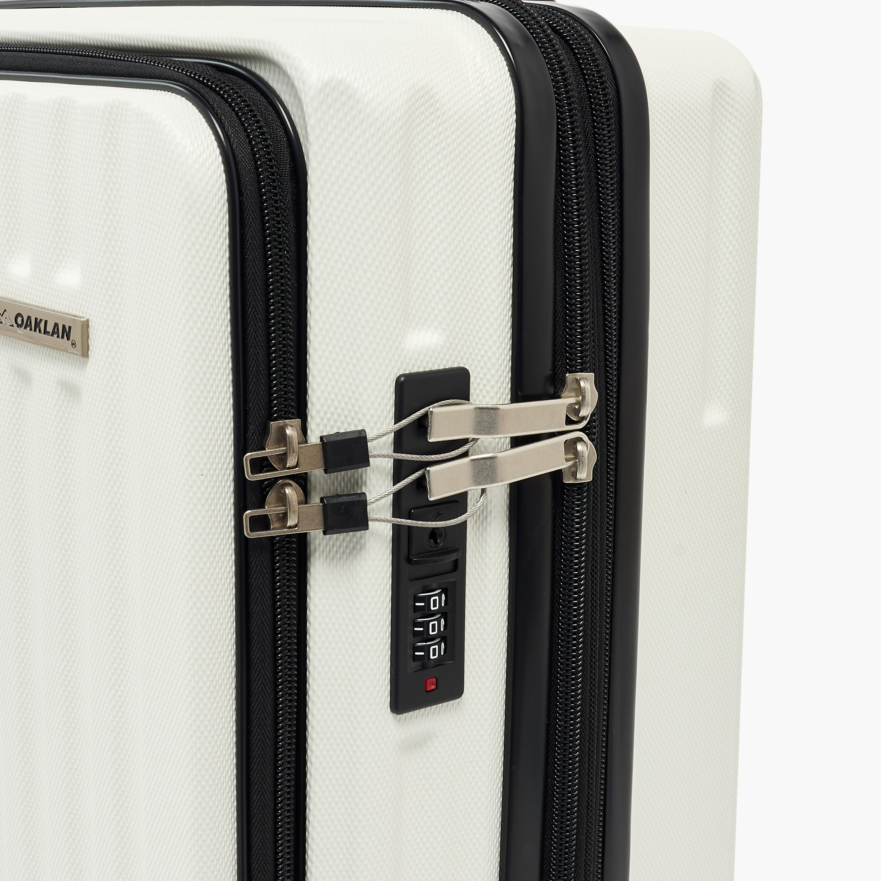 Oaklan by Shoexpress Textured Hardcase Luggage Trolley with Retractable Handle - Cabin-travel-luggagesandbags-luggage-image-4