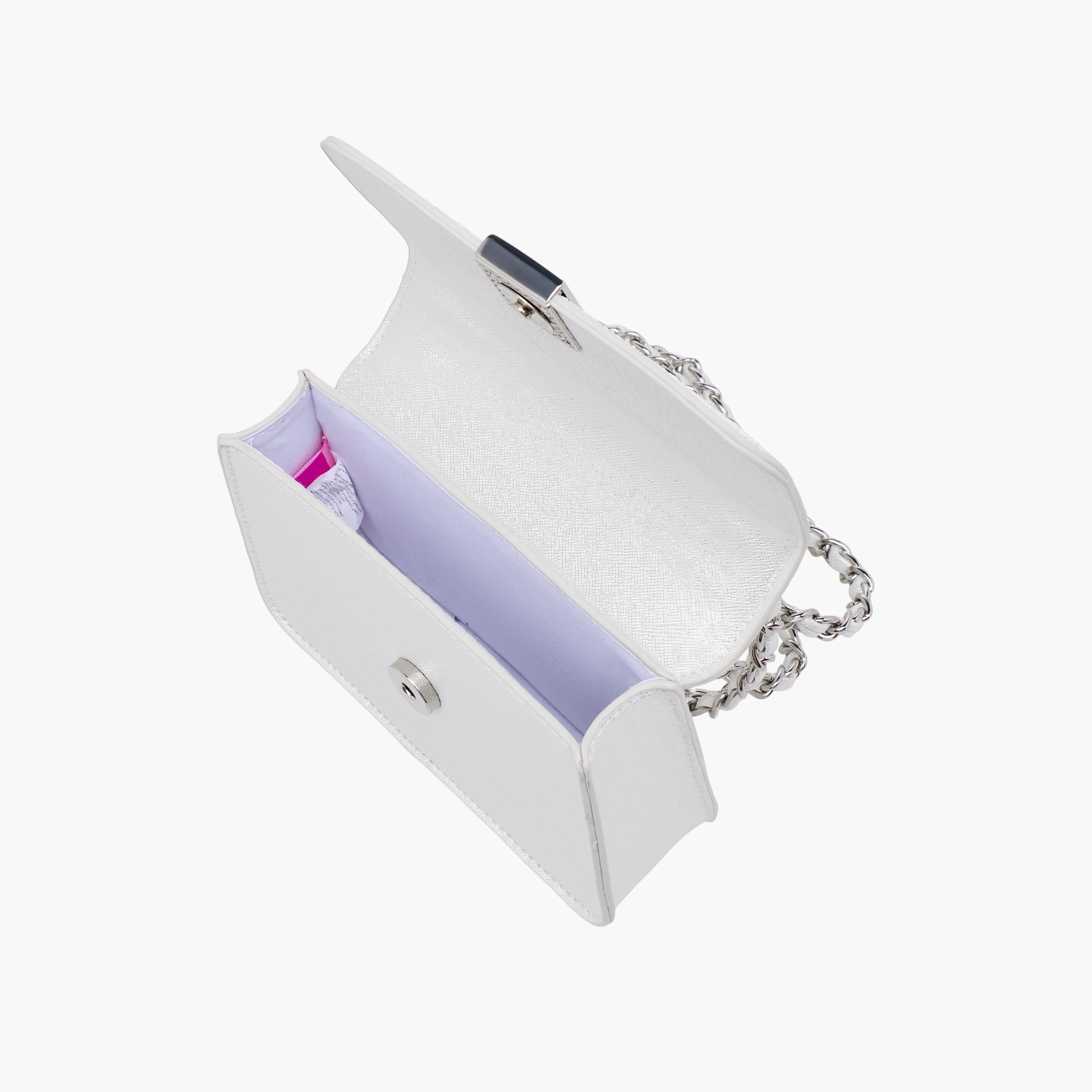 Barbie Glitter Embellished Crossbody Bag with Chain Strap-girls-accessories-bags-image-7