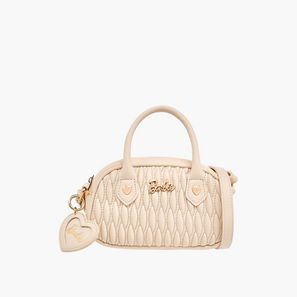Barbie Quilted Crossbody Bag with Adjustable Strap-girls-accessories-image-1