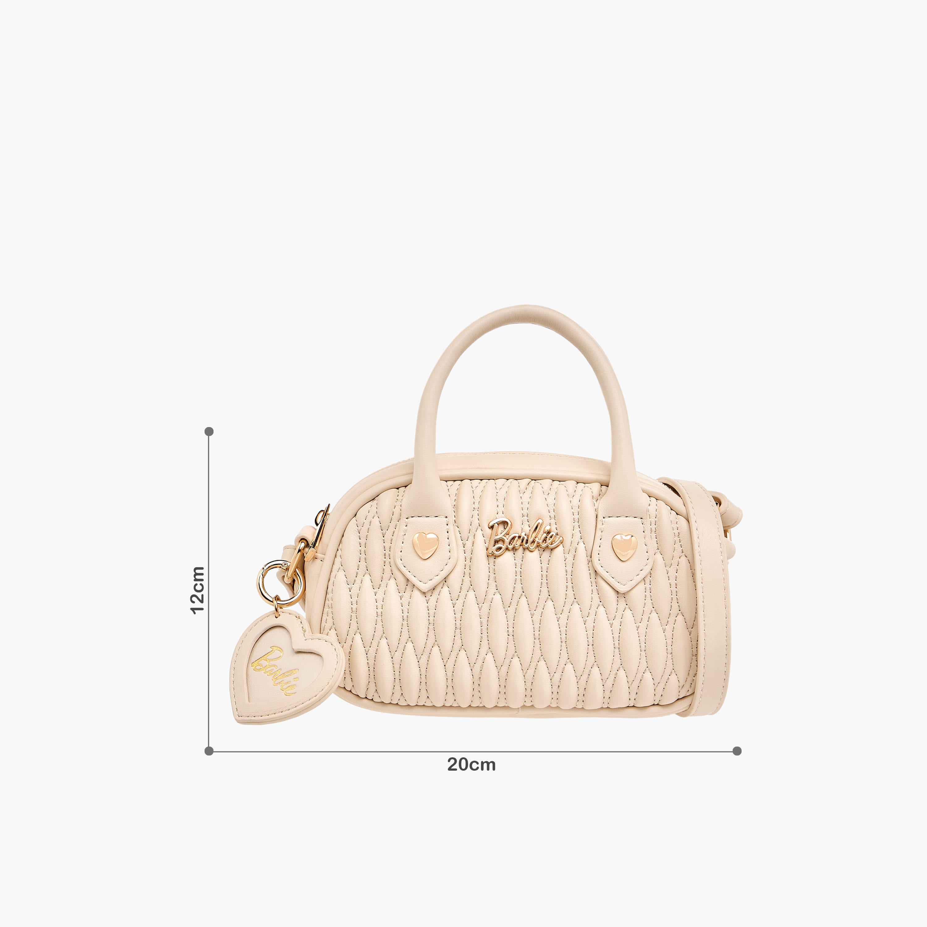 Barbie Quilted Crossbody Bag with Adjustable Strap-girls-accessories-bags-image-2
