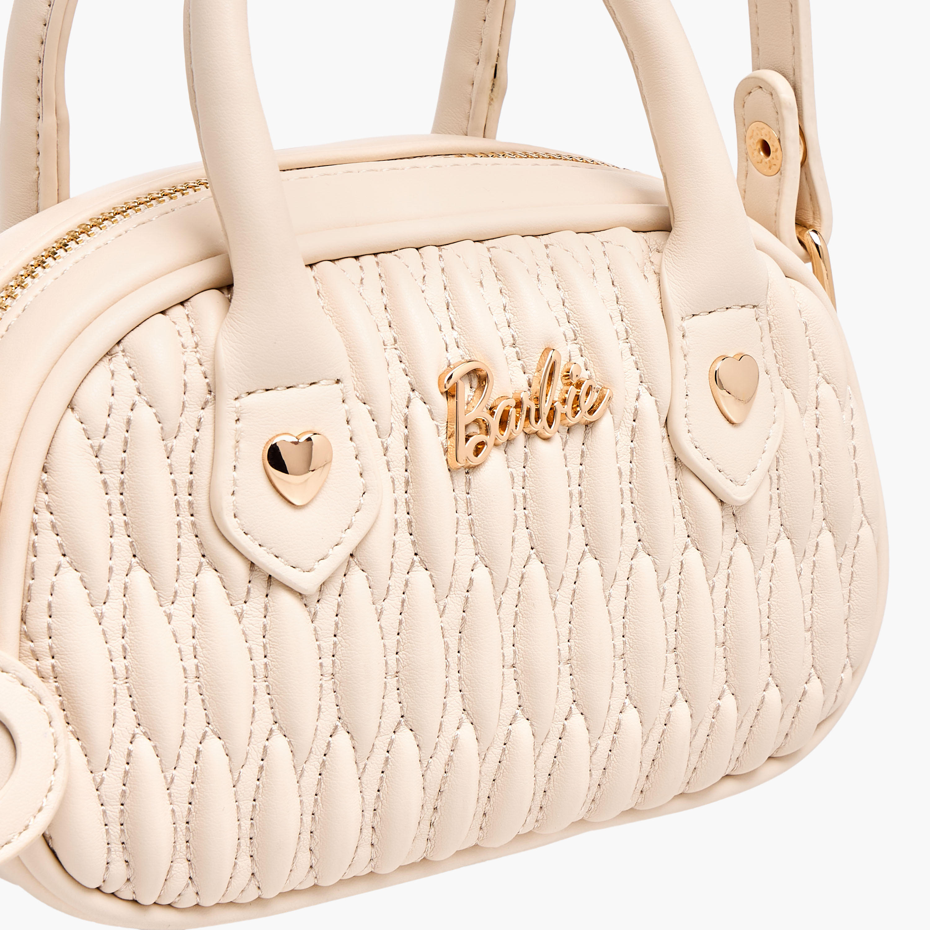 Barbie Quilted Crossbody Bag with Adjustable Strap-girls-accessories-bags-image-5