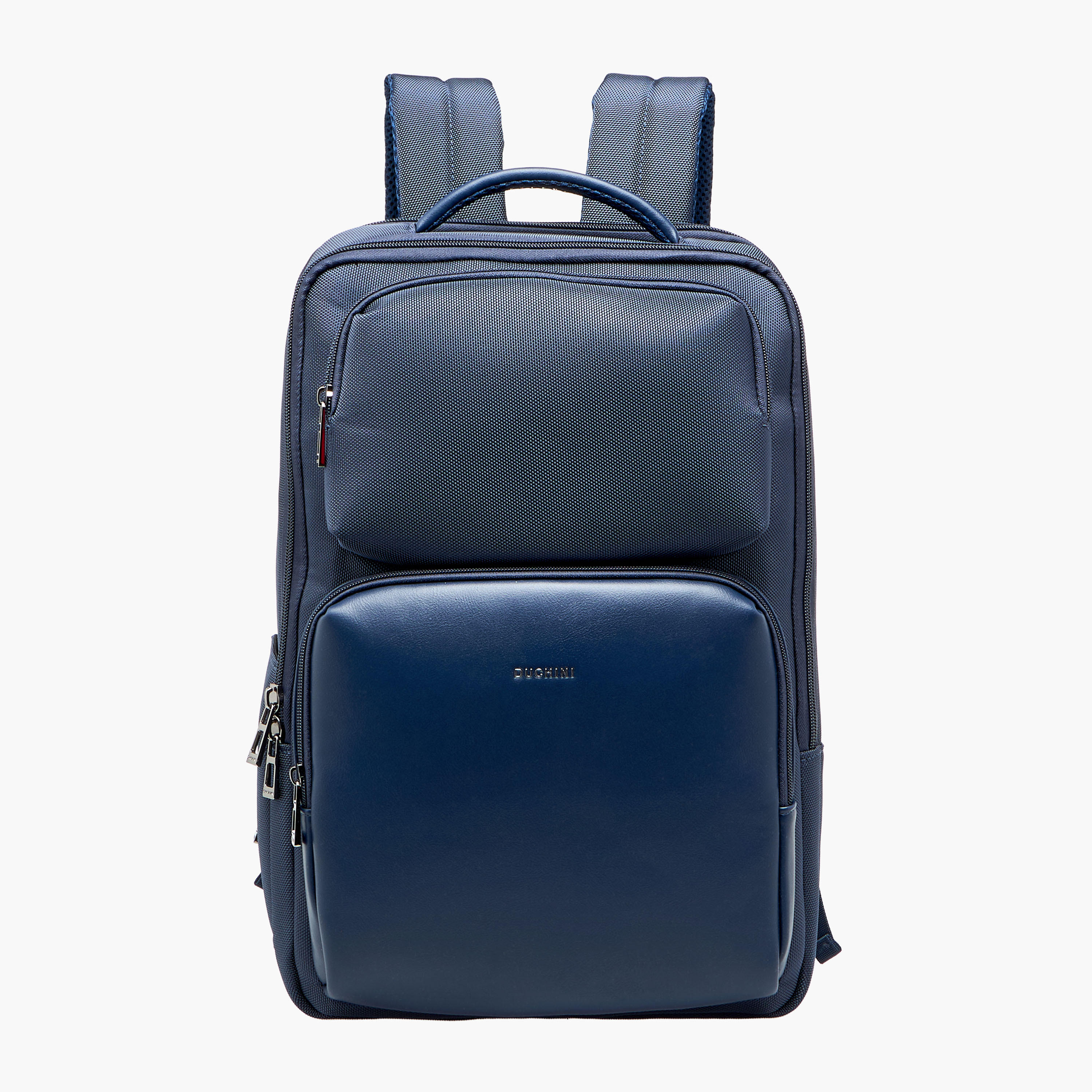 Duchini Men Textured Backpack-travel-luggagesandbags-backpacks-image-1