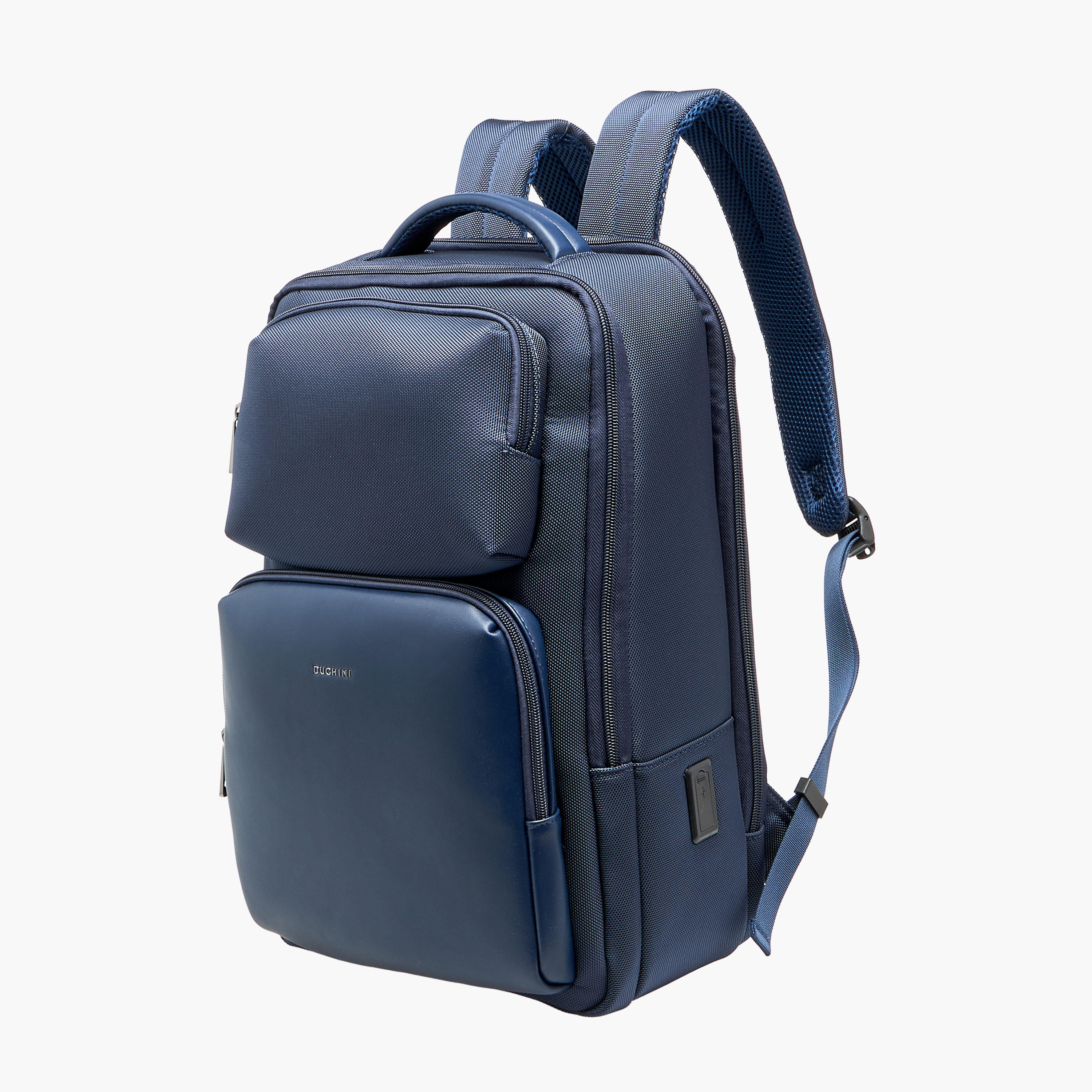 Duchini Men Textured Backpack-travel-luggagesandbags-backpacks-image-3