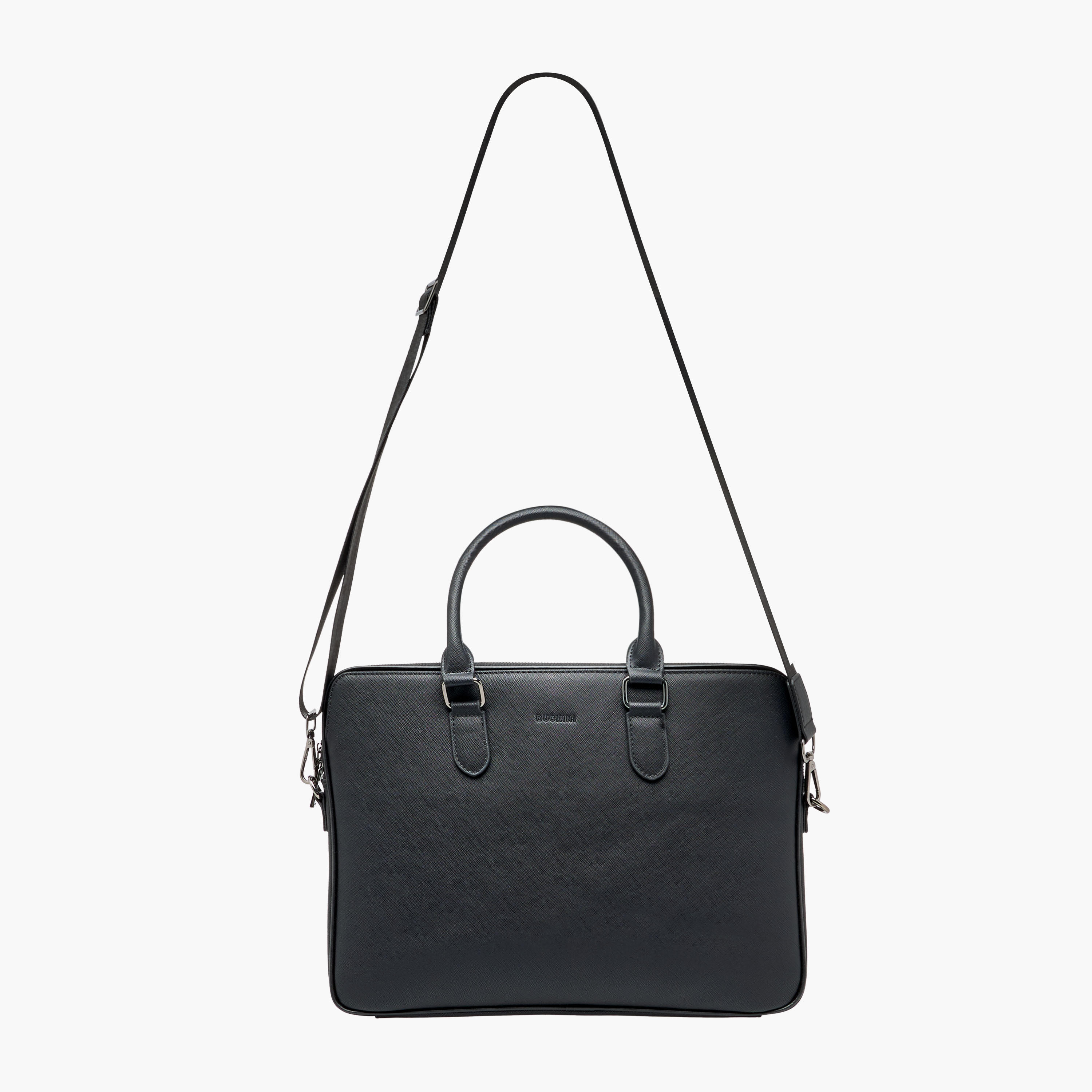 Duchini Men Textured Laptop Bag-men-bags-image-3