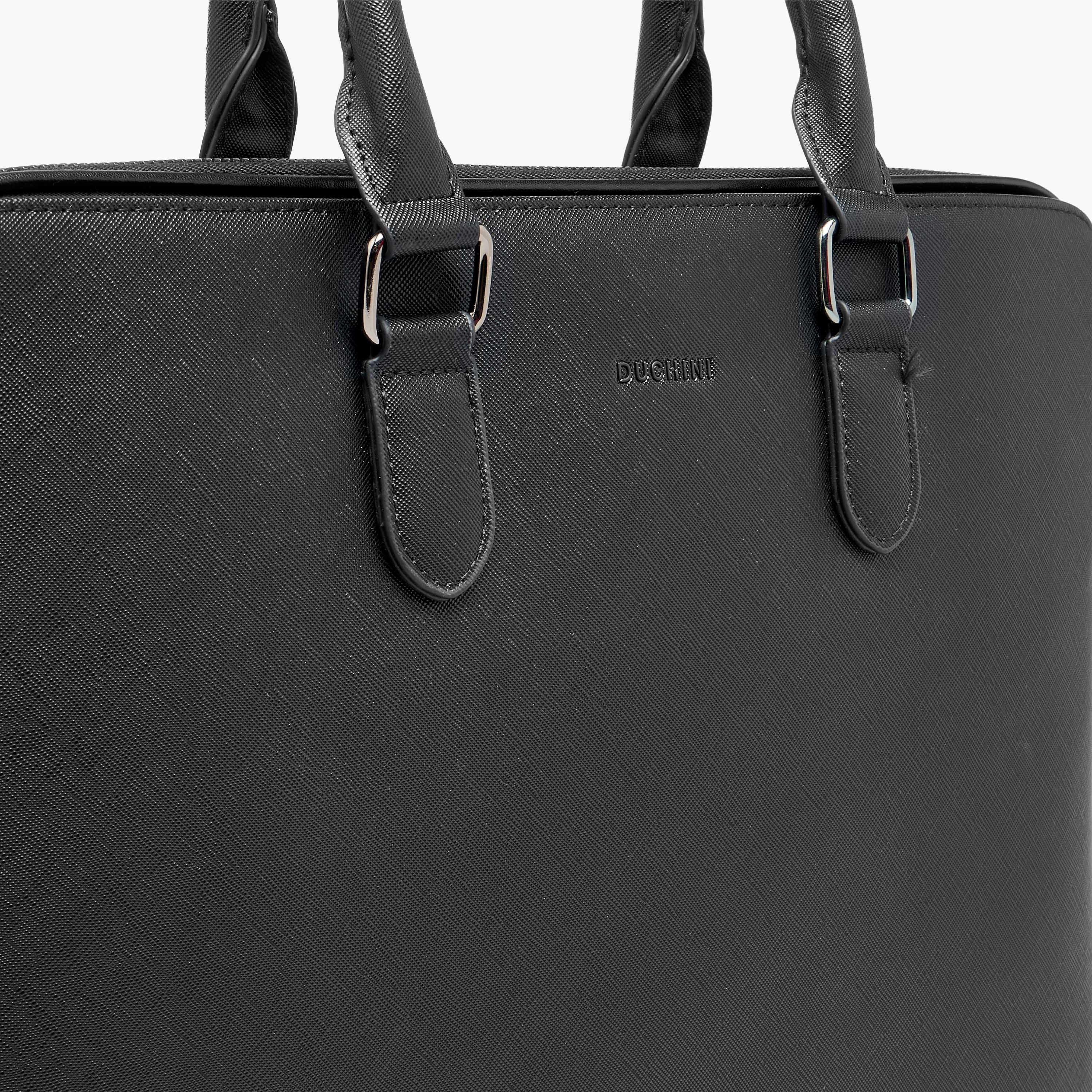 Duchini Men Textured Laptop Bag-men-bags-image-5
