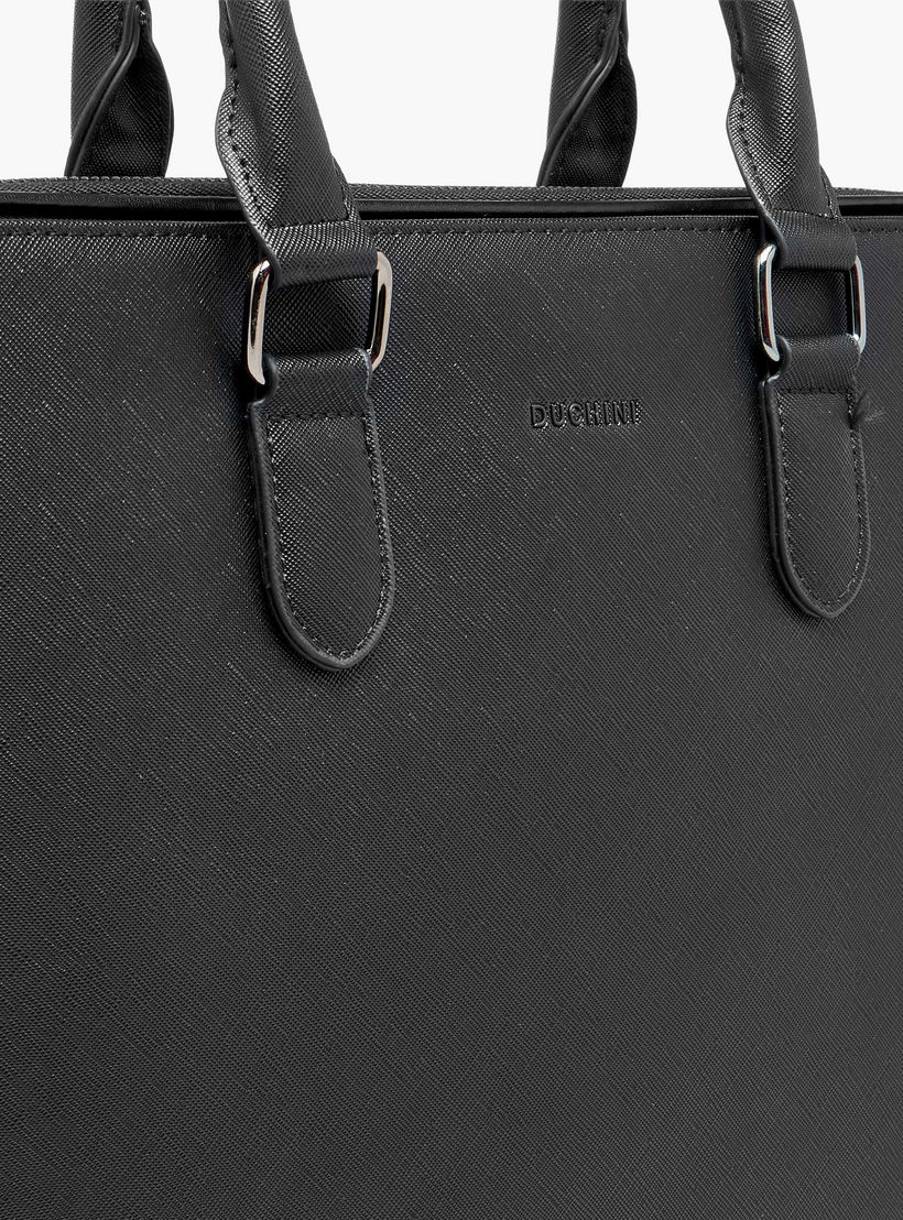 Duchini Men Textured Laptop Bag-men-bags-image-5