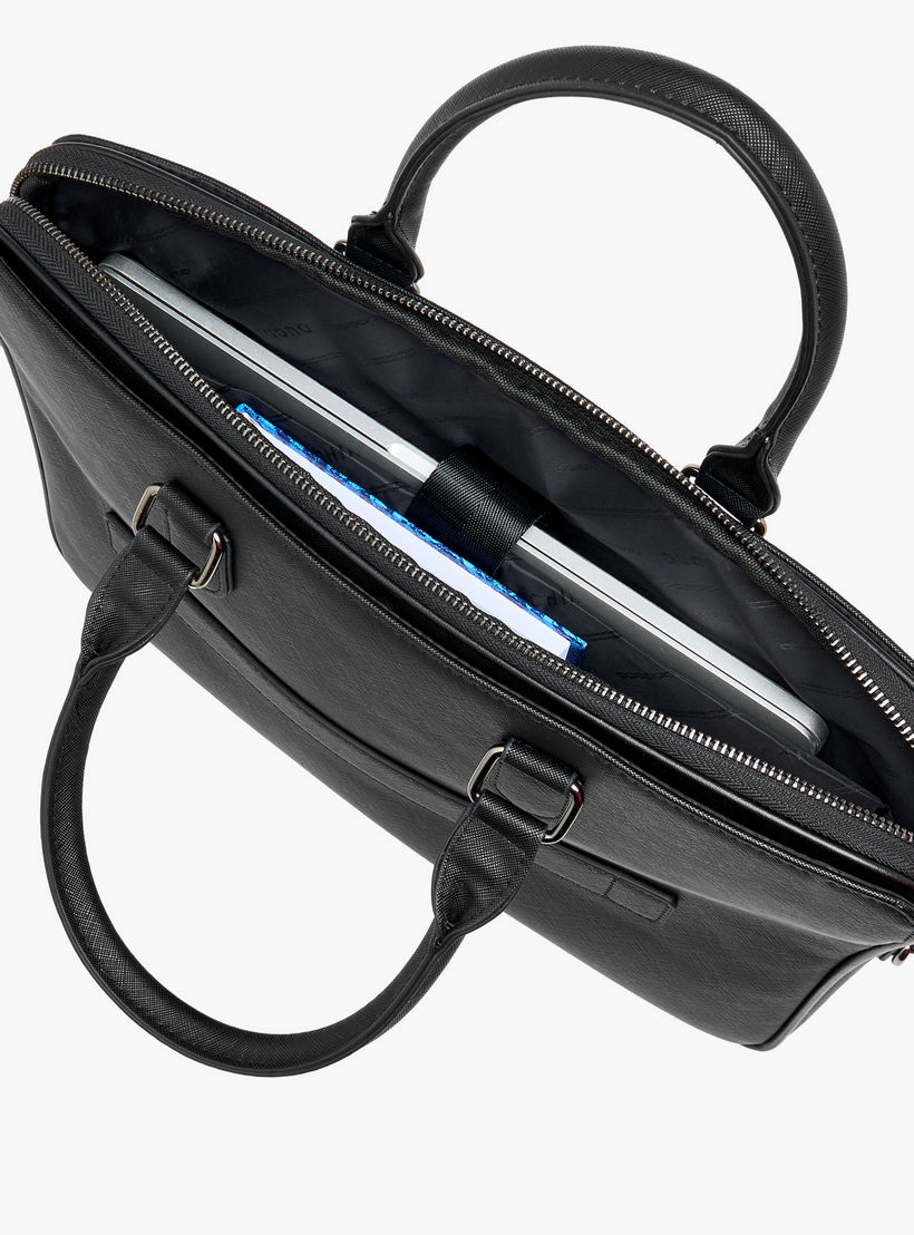 Duchini Men Textured Laptop Bag-men-bags-image-8