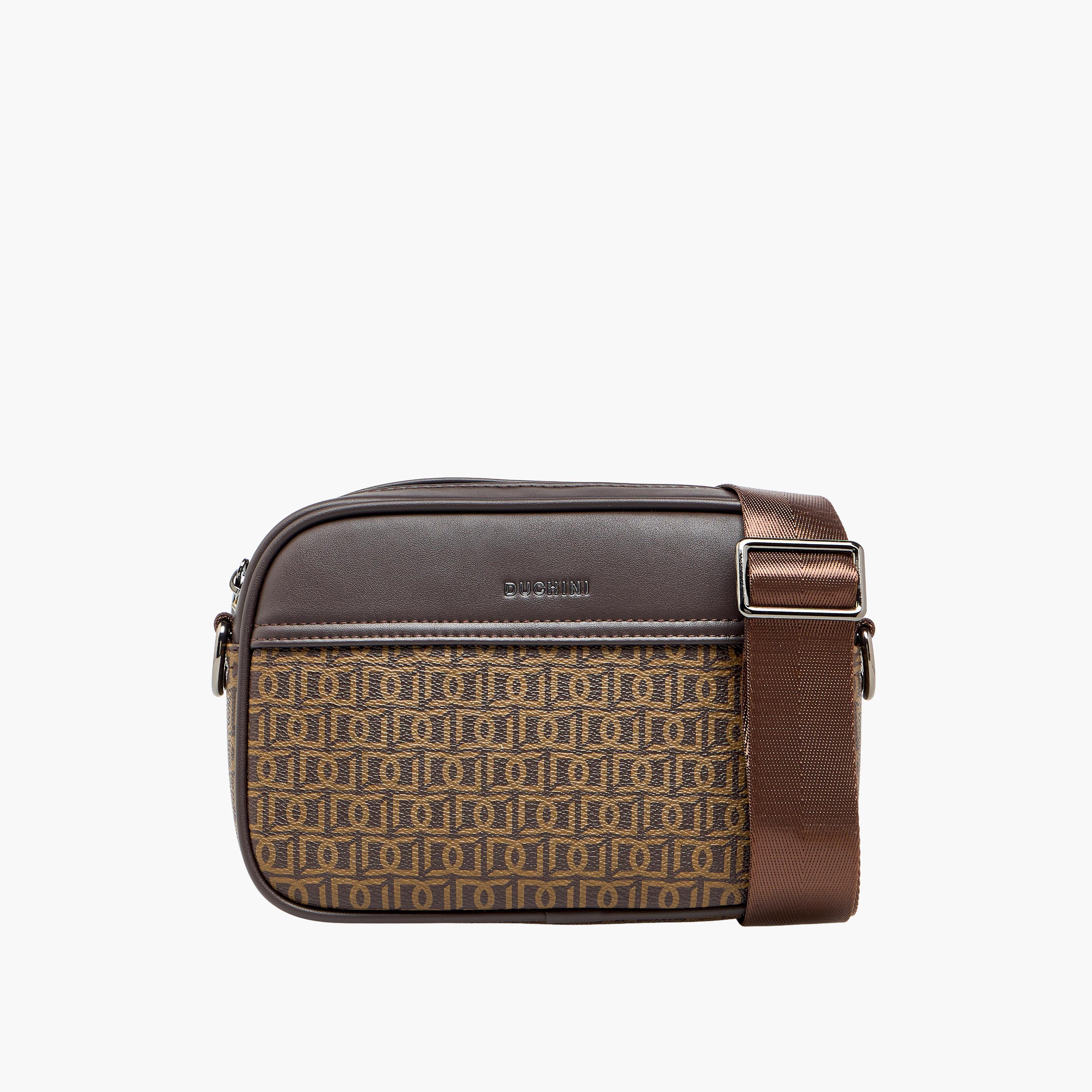 شنطة كروس بودي بطبعات مونوجرام للرجال من دوتشيني-travel-accessories-image-1