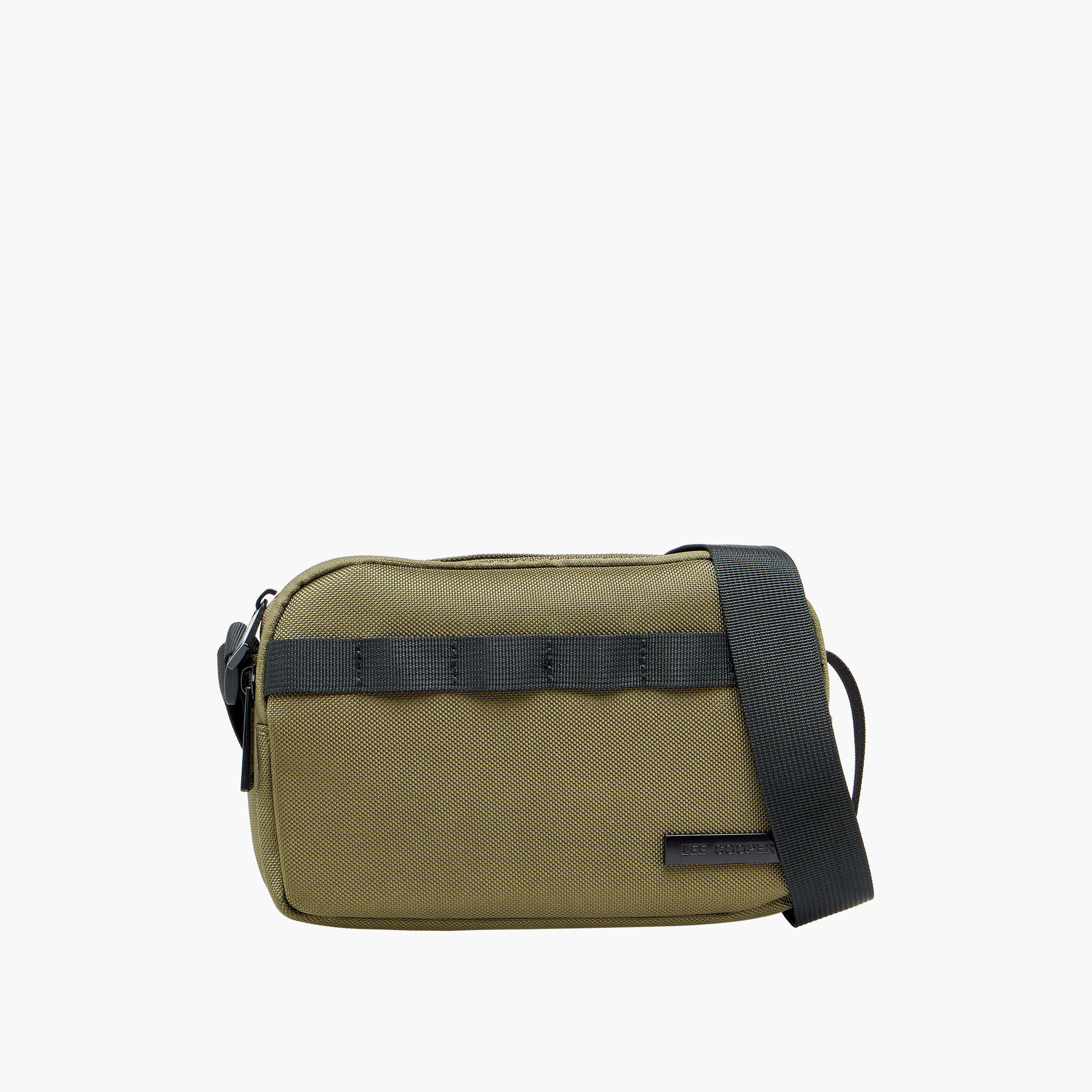 Lee Cooper Men Textured Crossbody Bag-travel-accessories-image-1