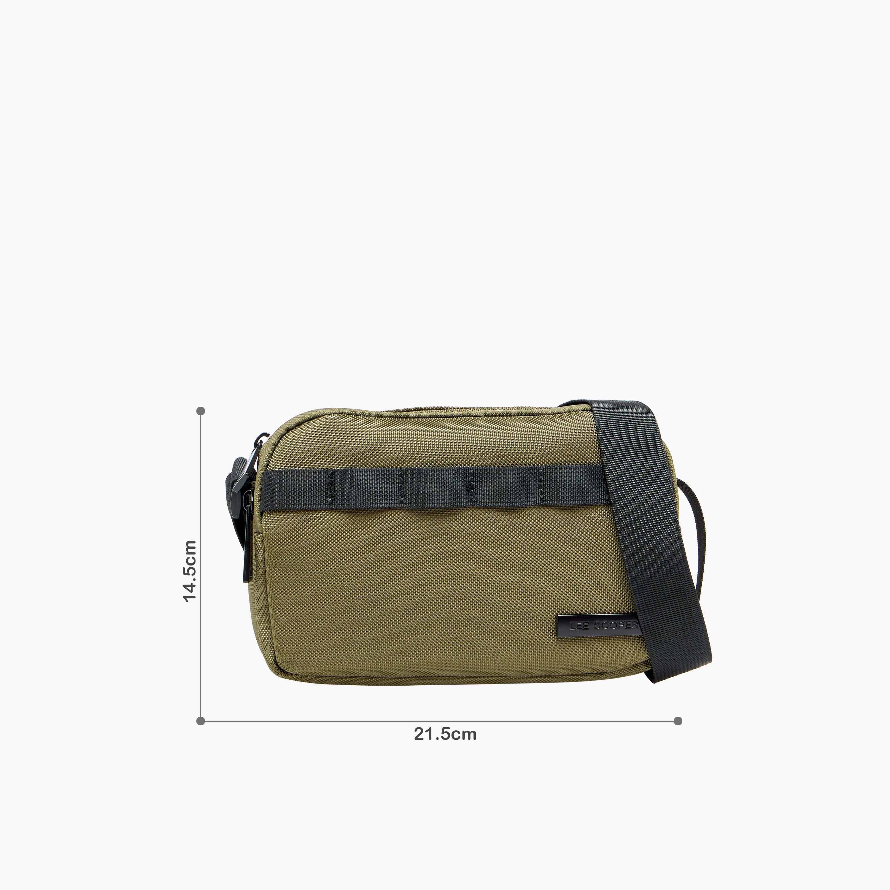 Lee Cooper Men Textured Crossbody Bag-travel-accessories-image-2