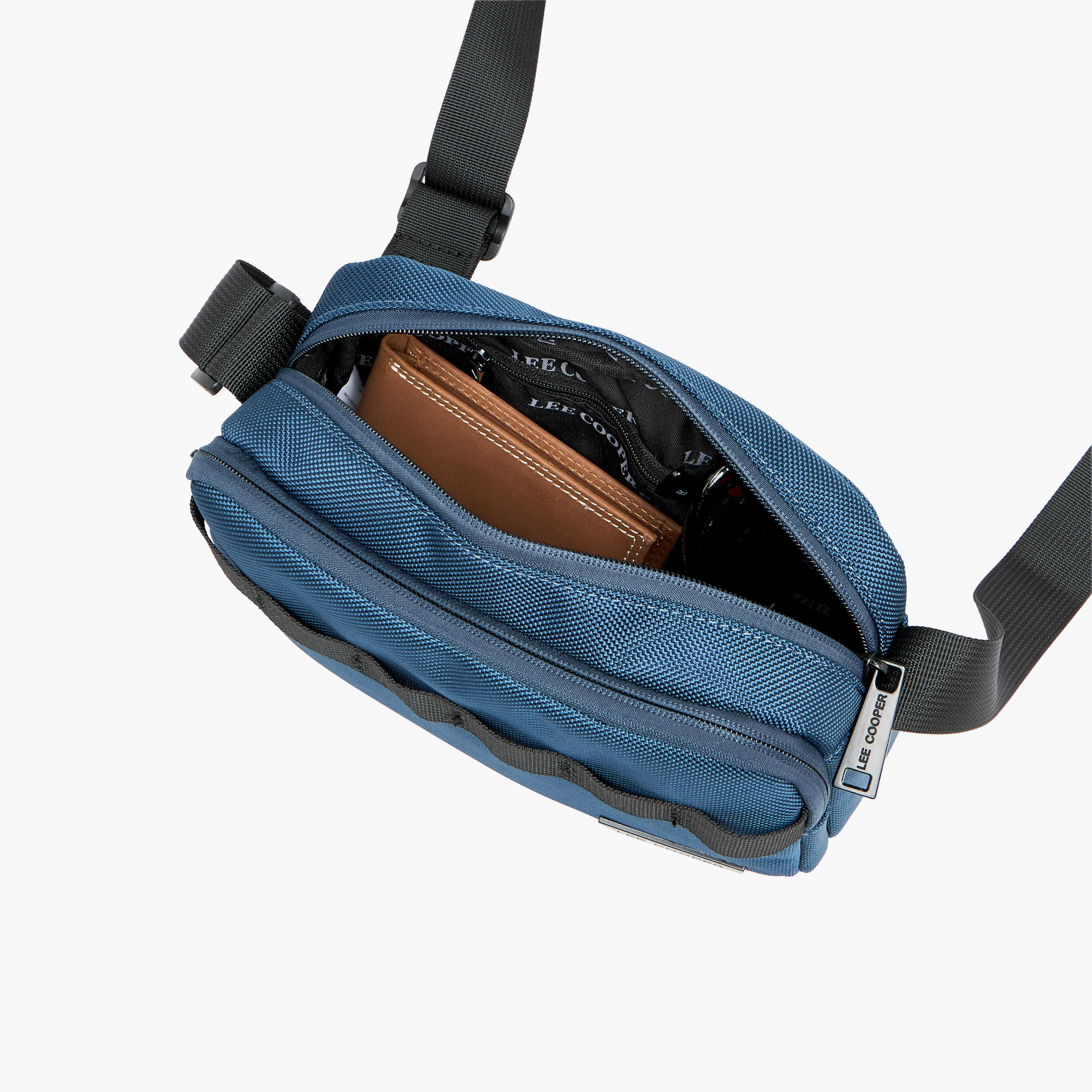 Lee Cooper Men Textured Crossbody Bag-travel-accessories-image-9