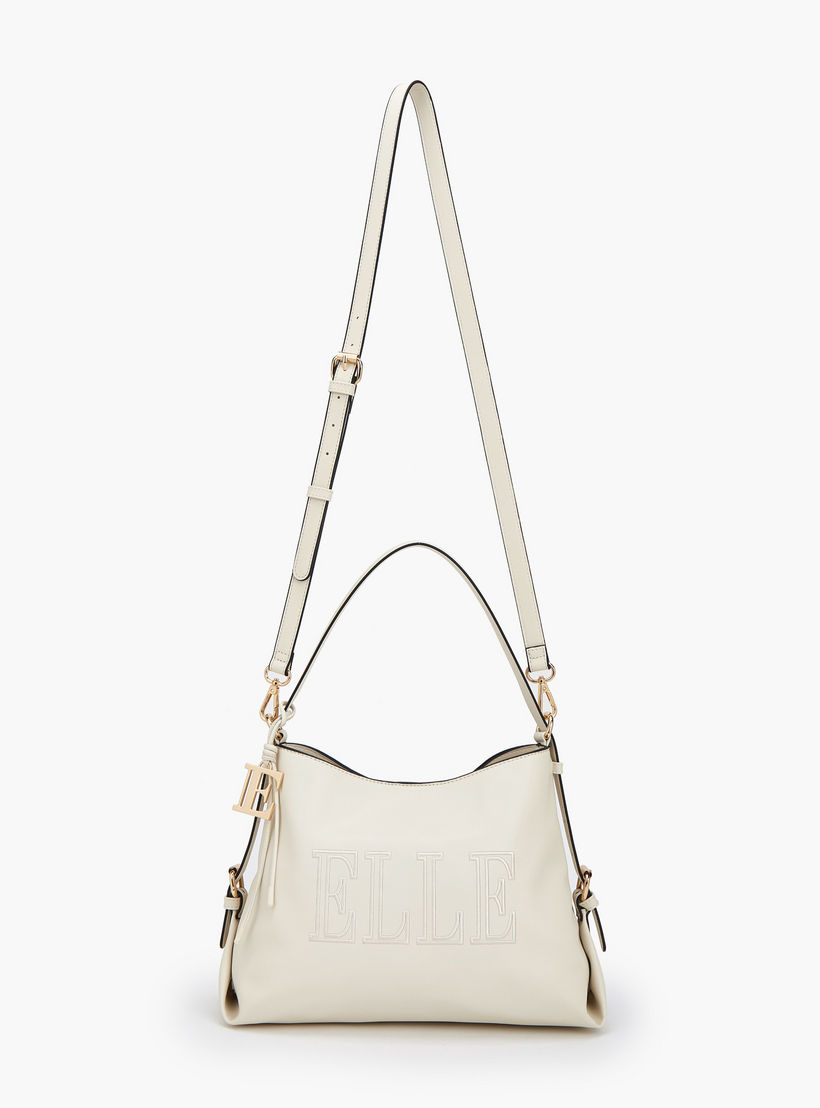 Elle Solid Shoulder Bag with Detachable Strap-women-bagsandwallets-handbags-image-2