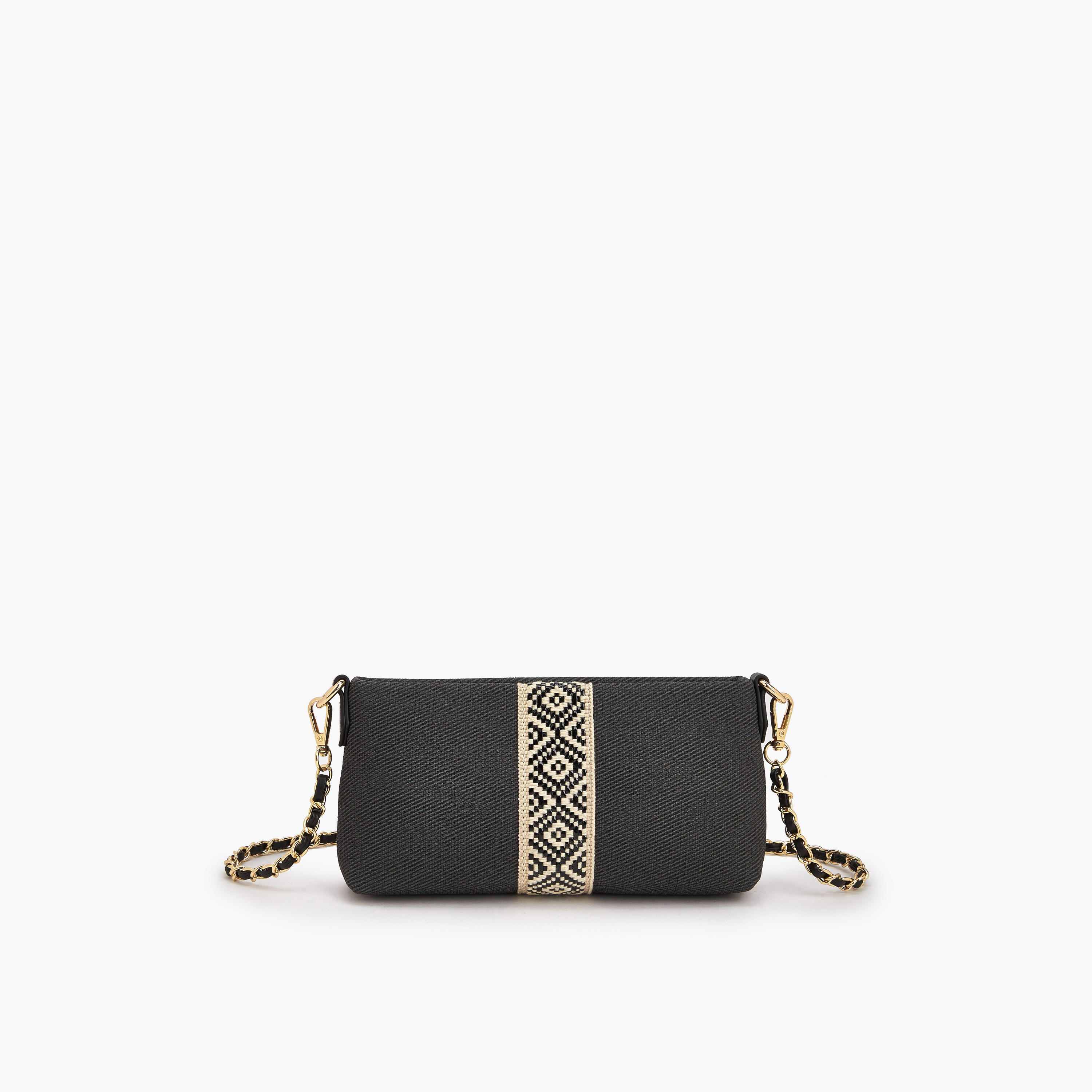 شنطة كروس بودي بارزة الملمس بحزام سلسلة قابل للفصل من لو كونفورت-women-bagsandwallets-handbags-image-1
