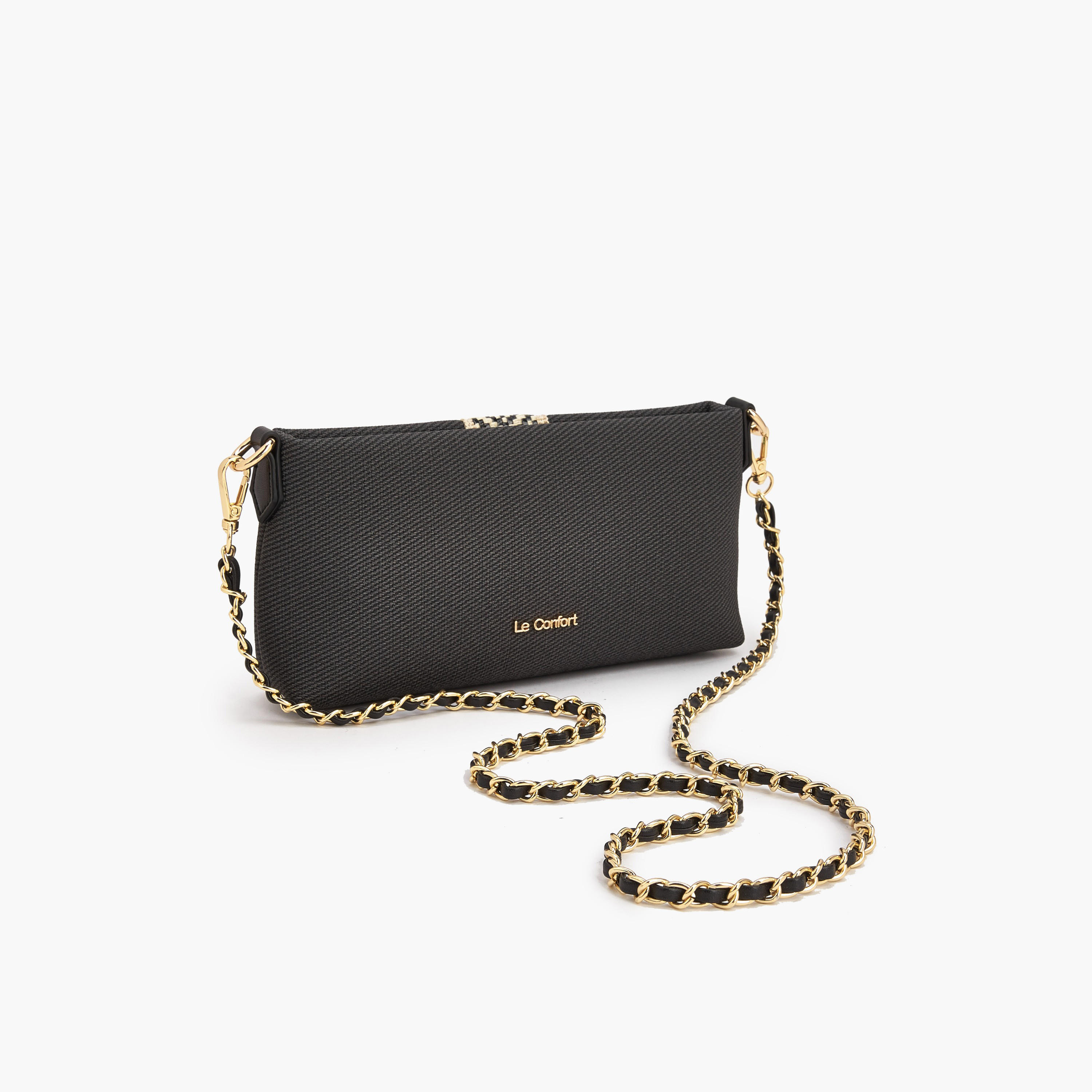 شنطة كروس بودي بارزة الملمس بحزام سلسلة قابل للفصل من لو كونفورت-women-bagsandwallets-handbags-image-6