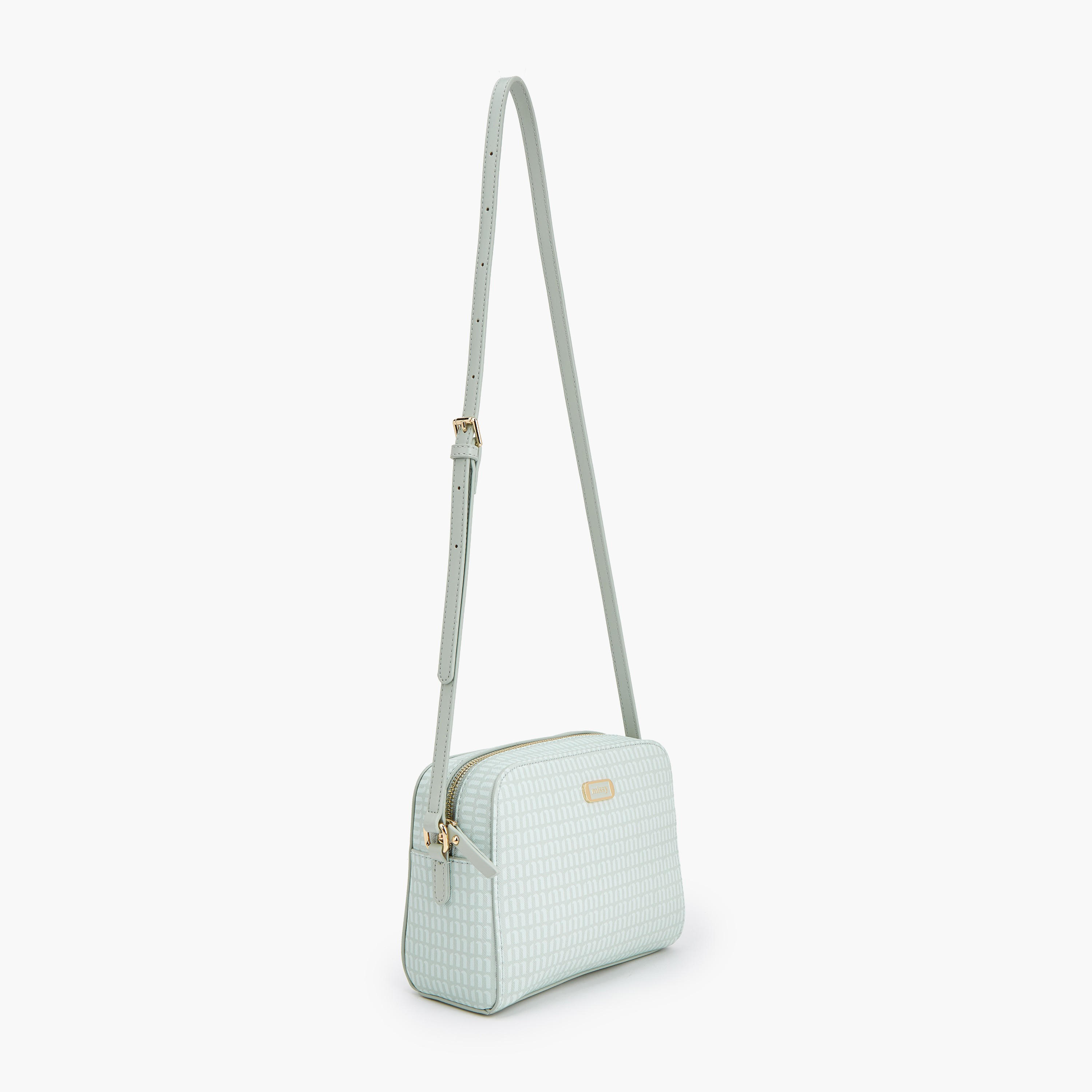شنطة كروس بودي بطبعات مونوجرام مع حزام قابل للتعديل من ميسي-women-bagsandwallets-handbags-image-5