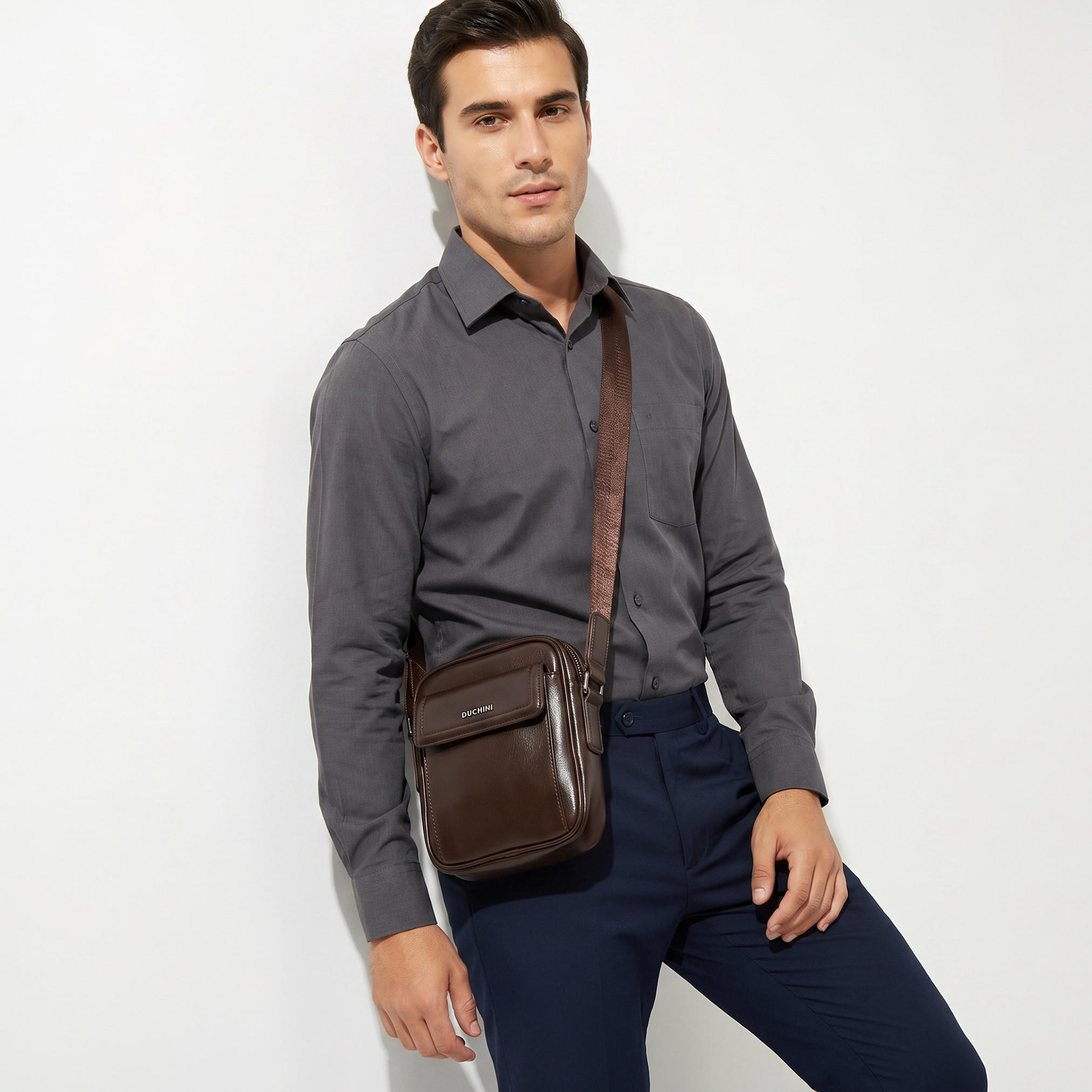 Duchini Men Adjustable Strap Crossbody Bag-travel-accessories-image-2